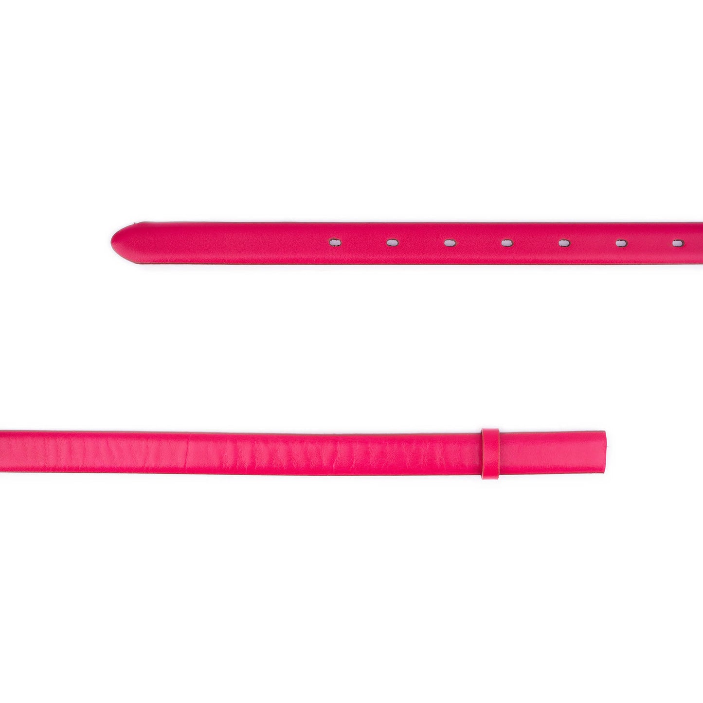 Fuchsia Leather Womens Belt Strap For Ferragamo Womens Buckle Replacement