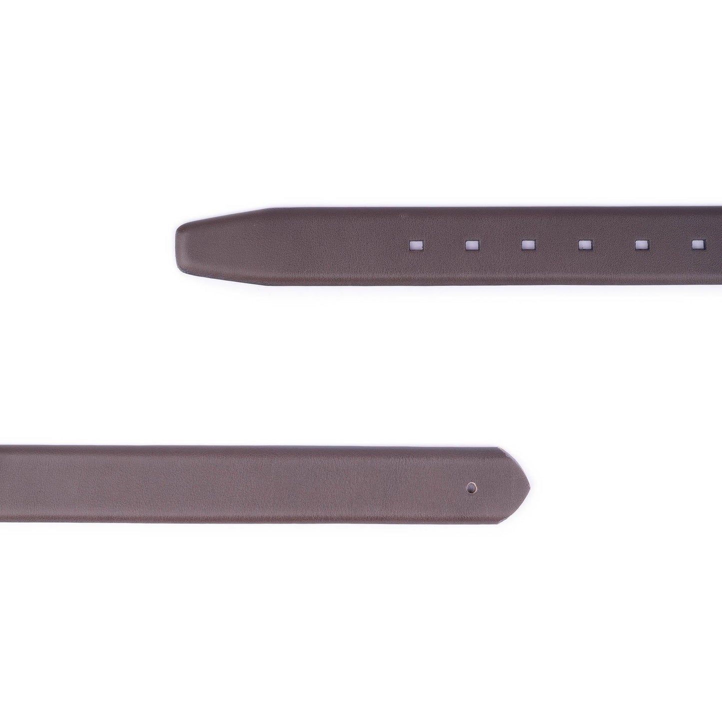 Gray Belt Strap Leather With Premade Hole For Dunhill Womens Buckle Replacement