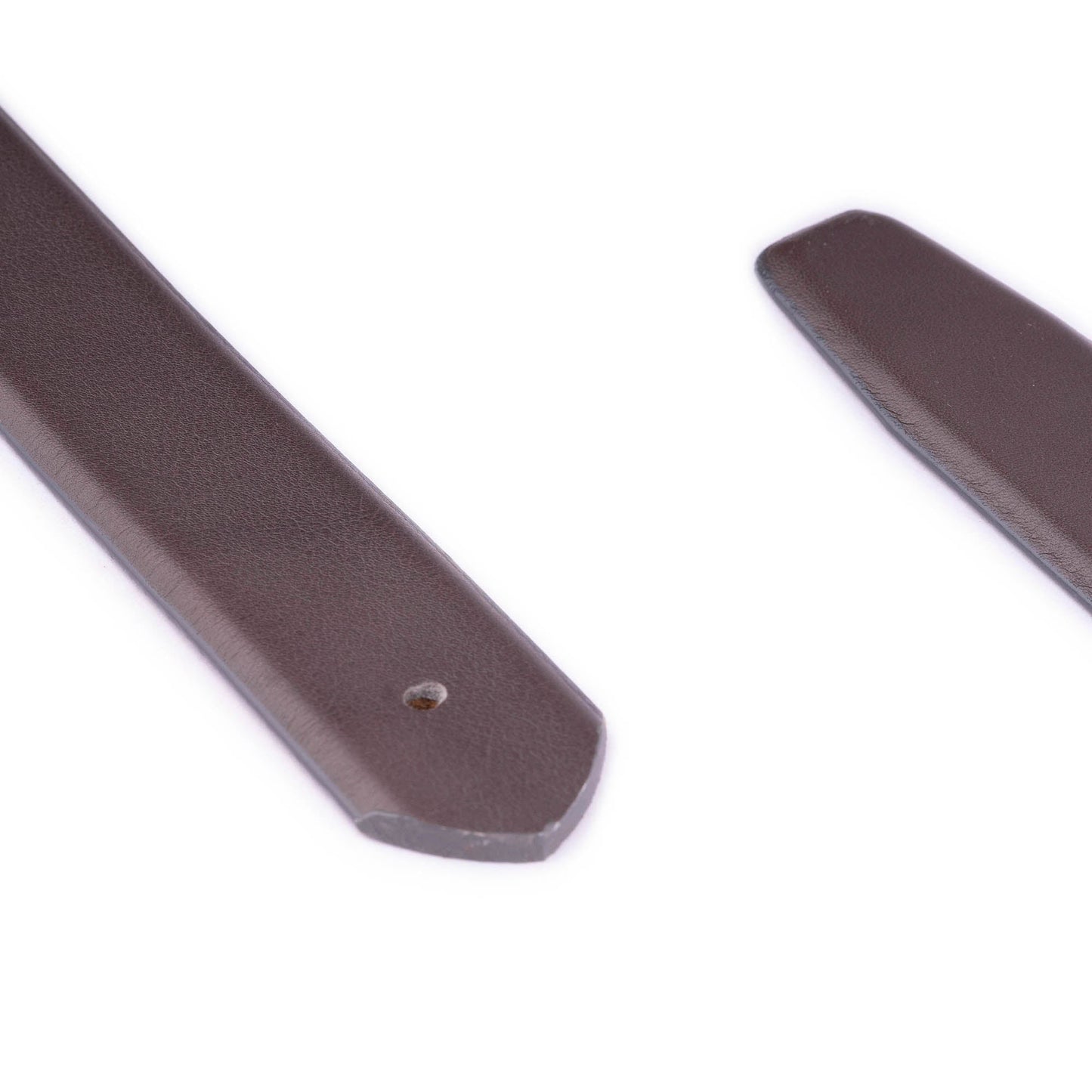 Gray Belt Strap Leather With Premade Hole For Dunhill Womens Buckle Replacement