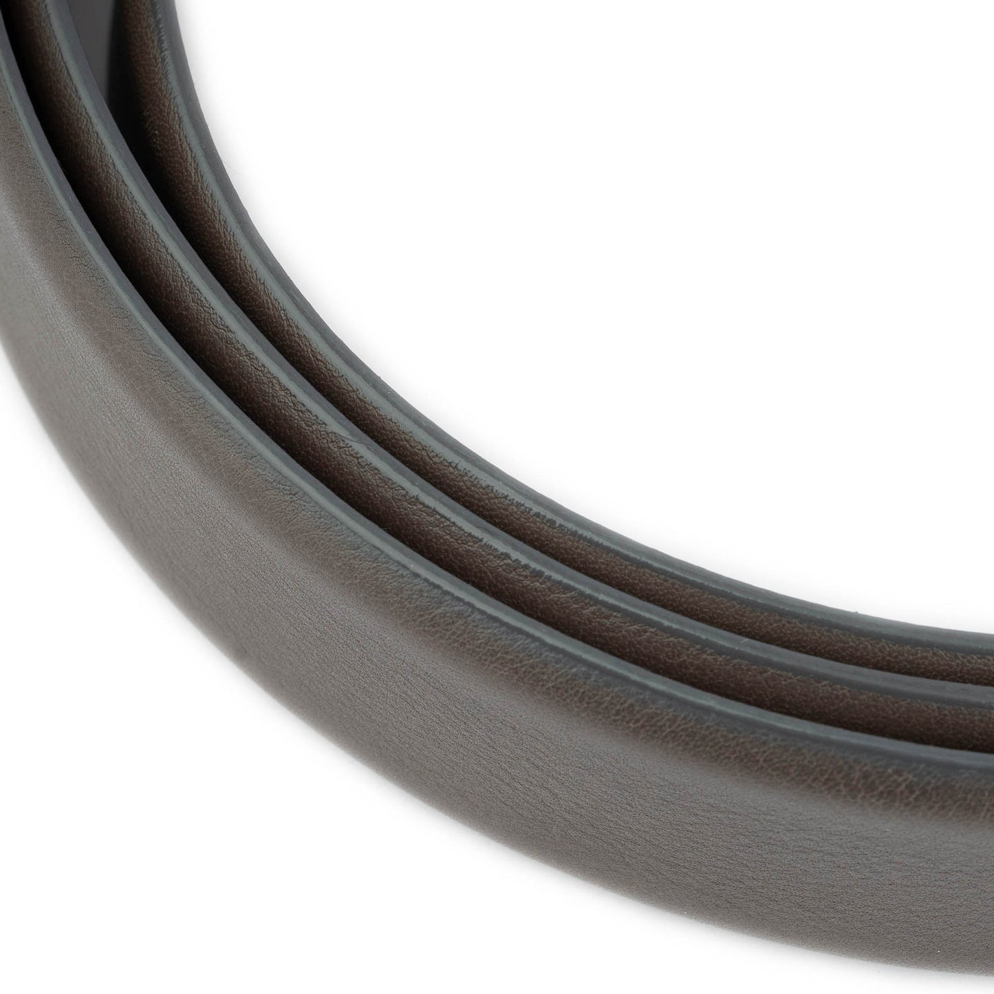 Gray Belt Strap Leather With Premade Hole For Dunhill Womens Buckle Replacement