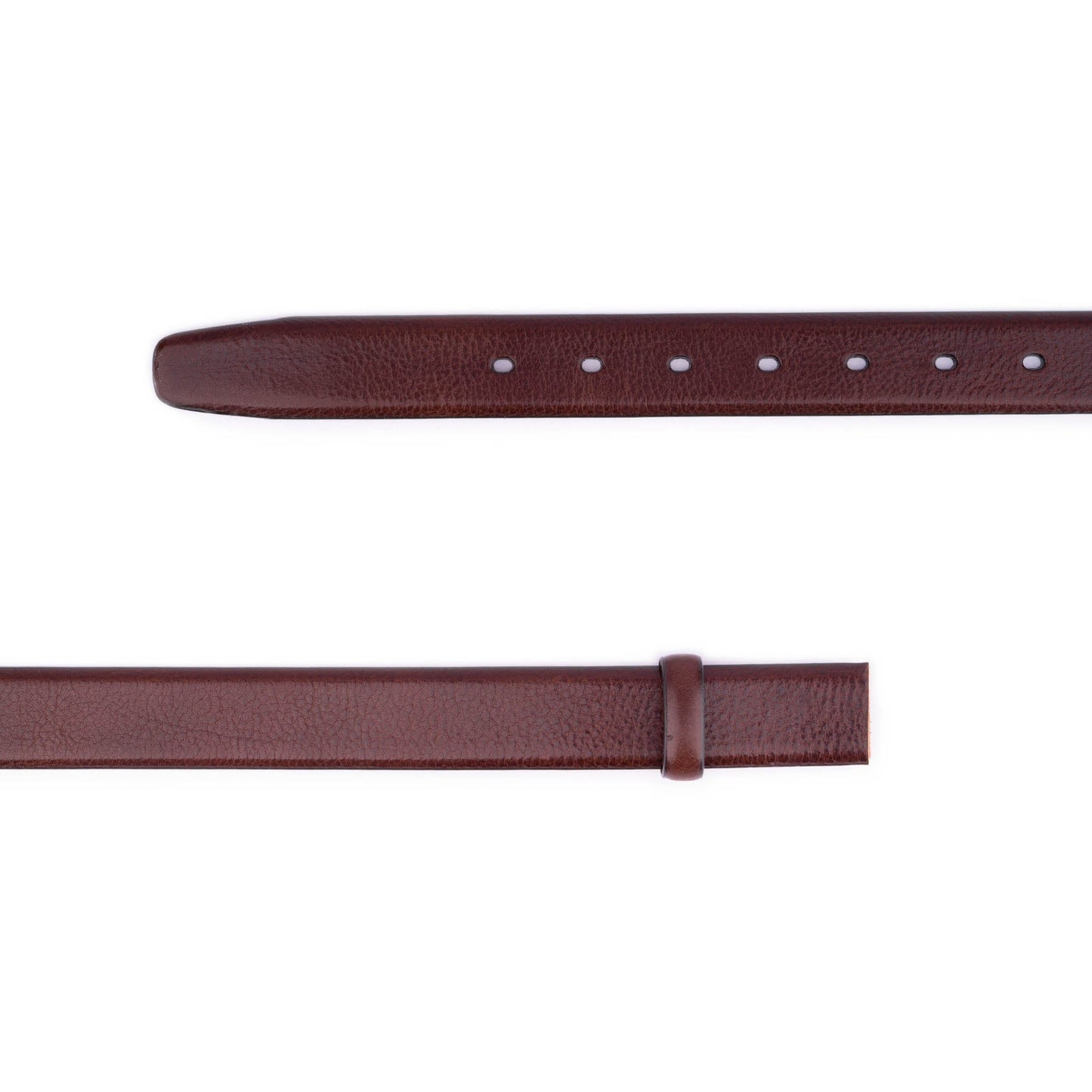 Cognac Leather Brown Belt Strap For Cartier Mens Buckle Replacement