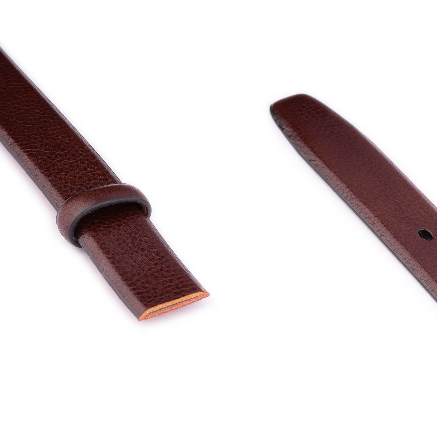 Cognac Leather Brown Belt Strap For Ferragamo Mens Buckle Replacement