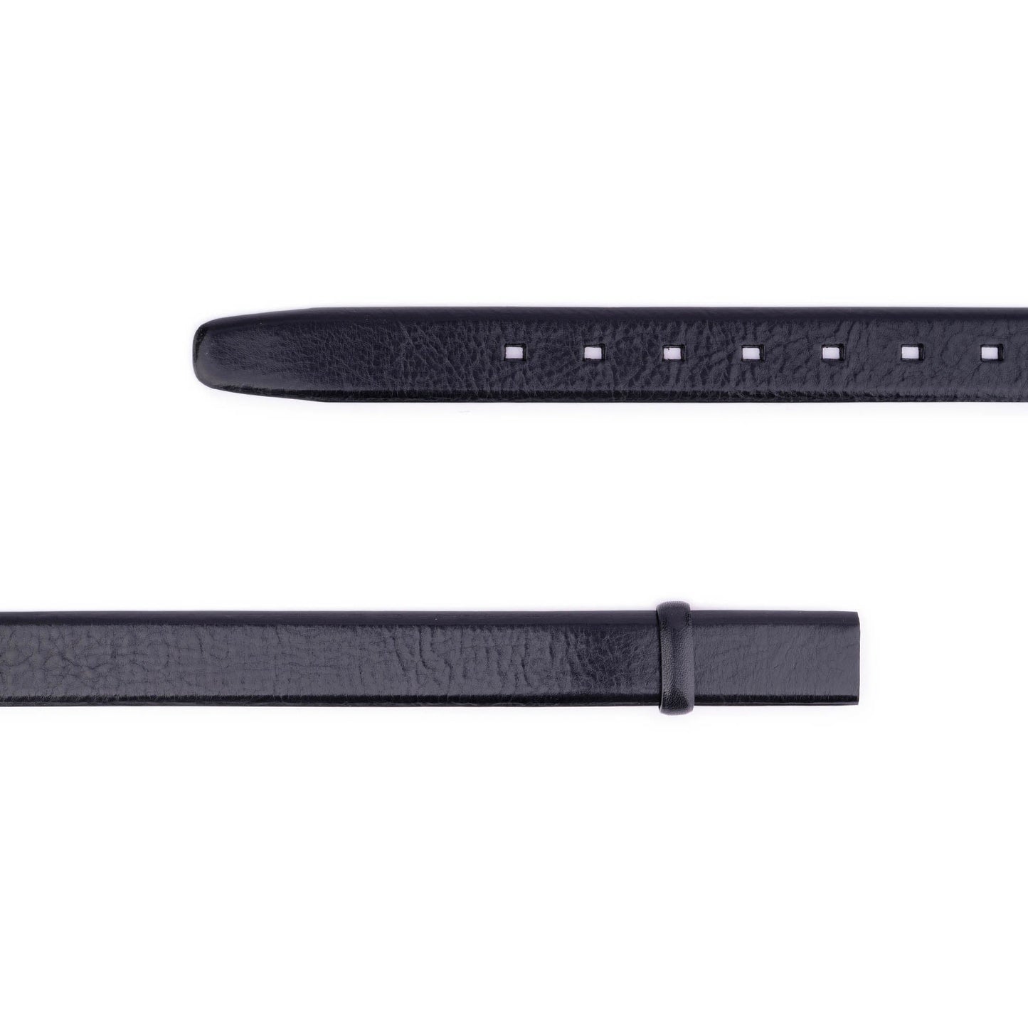 High Quality Leather Black Belt Strap For Dunhill Mens Clasp Buckle