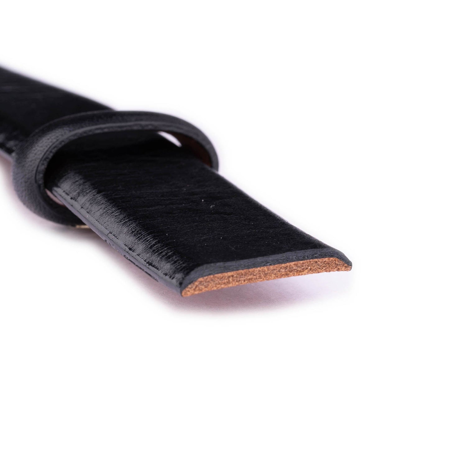 High Quality Leather Black Belt Strap For Montblanc Mens Clasp Buckle
