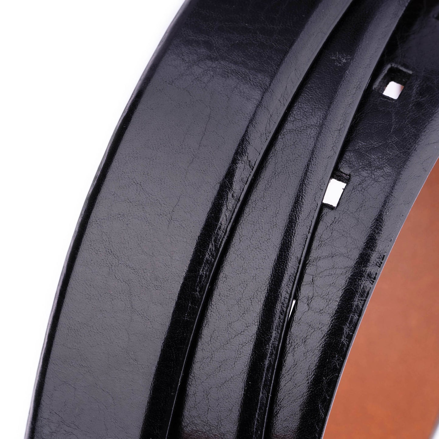 High Quality Leather Black Belt Strap For Montblanc Mens Clasp Buckle