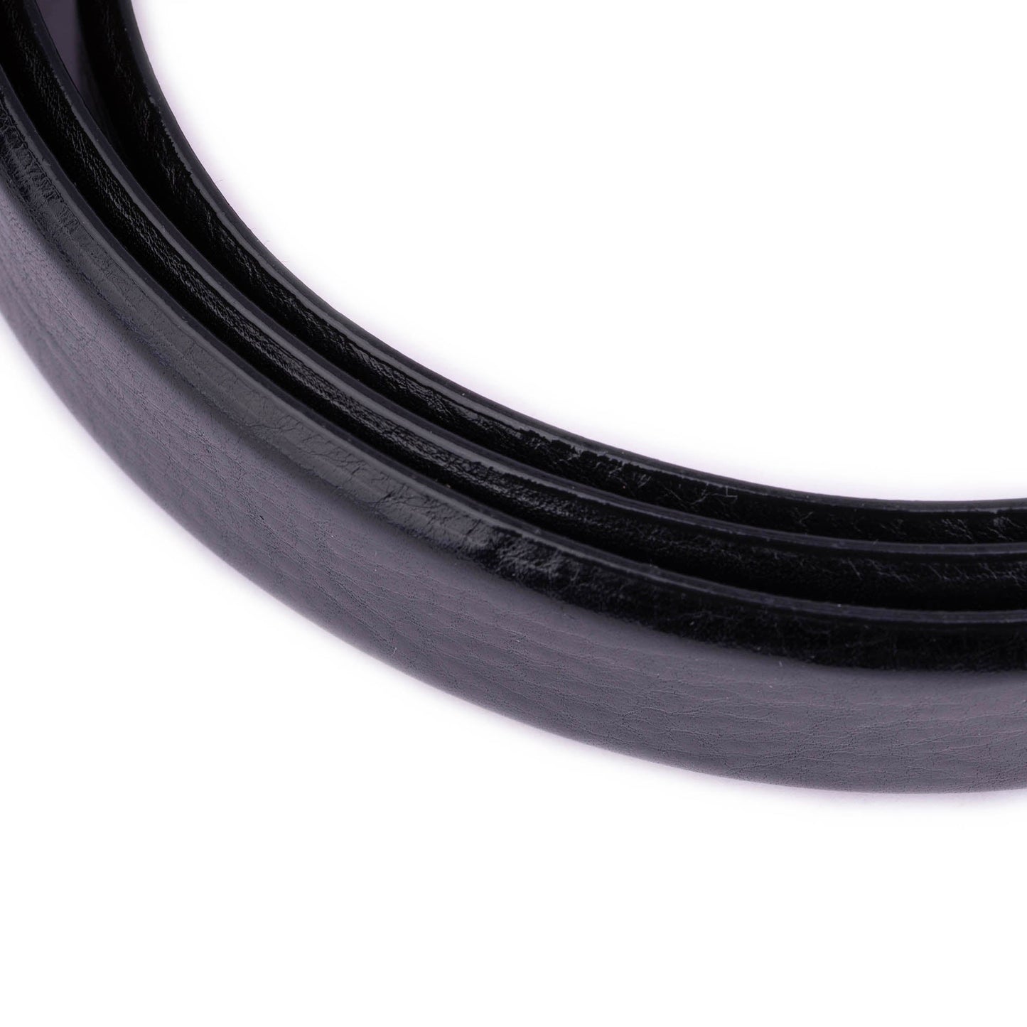 High Quality Leather Black Belt Strap For Montblanc Mens Clasp Buckle