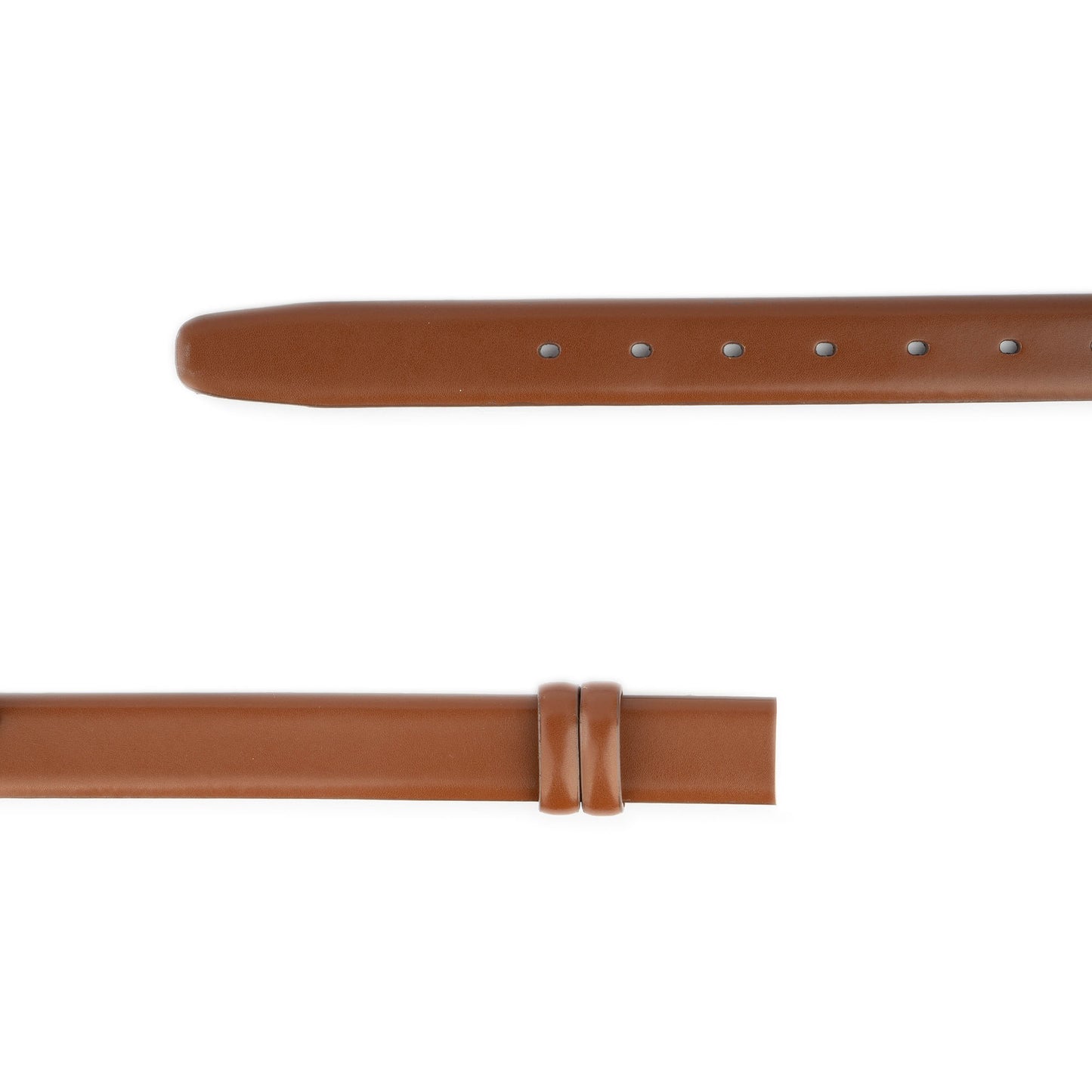 Leather Strap For Belt Mens Medium Brown 1 3/8 Inch For Dunhill Buckles
