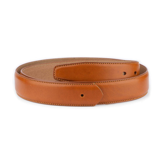 Light Tan Leather Belt Strap For Ferragamo Mens Buckle Replacement