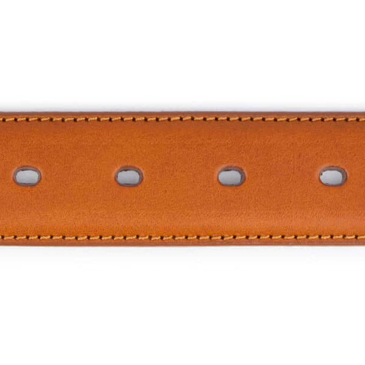 Light Tan Leather Belt Strap For Cartier Mens Buckle Replacement