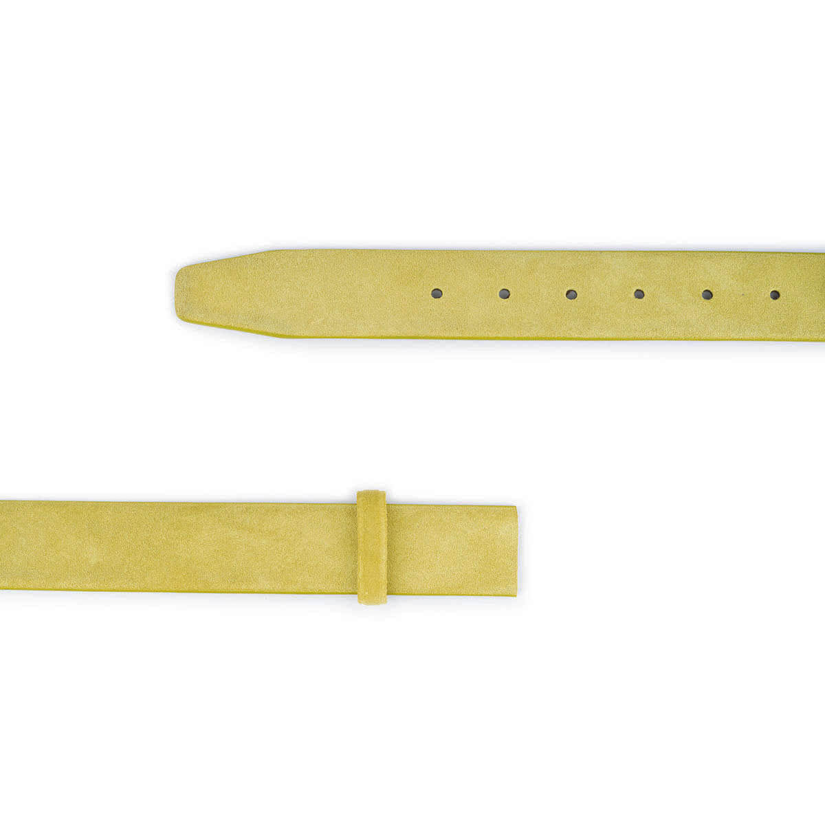 Lime Green Suede Replacement Belt Strap For Dunhill Womens Buckle