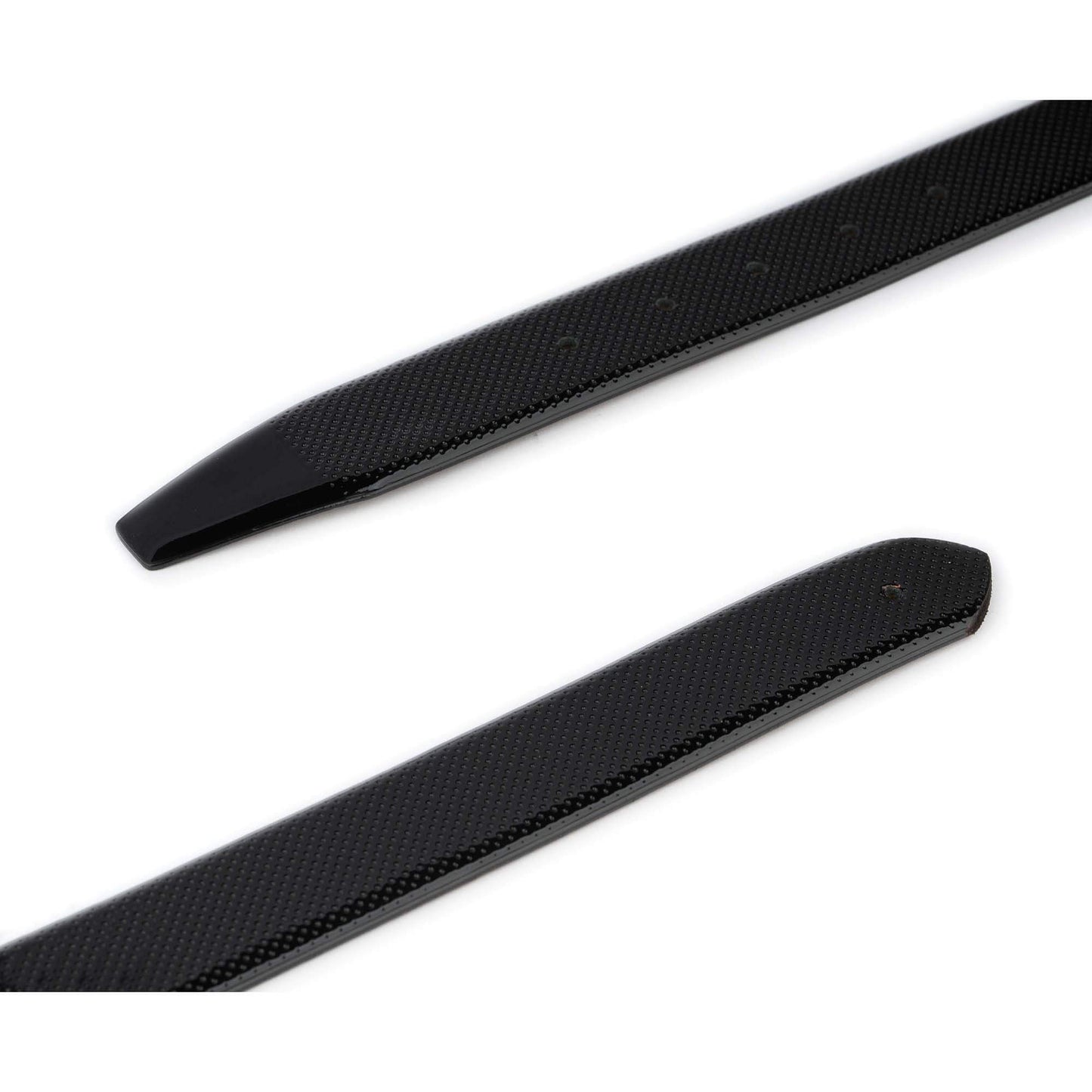 Mens Belt Strap For Ferragamo Buckles Dotted Black Patent Leather