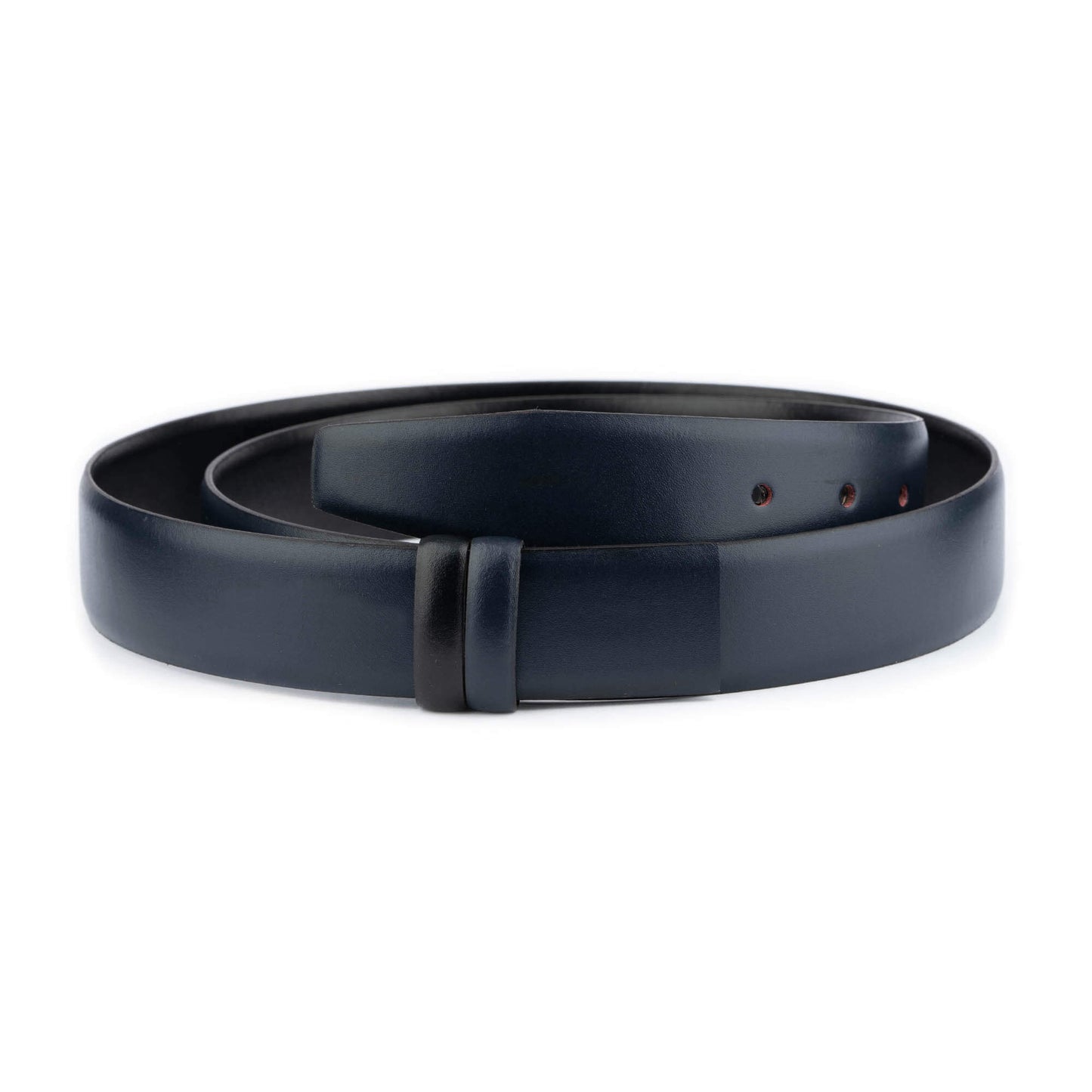 Mens Belt Reversible Black Blue For Dunhill Buckle Replacement