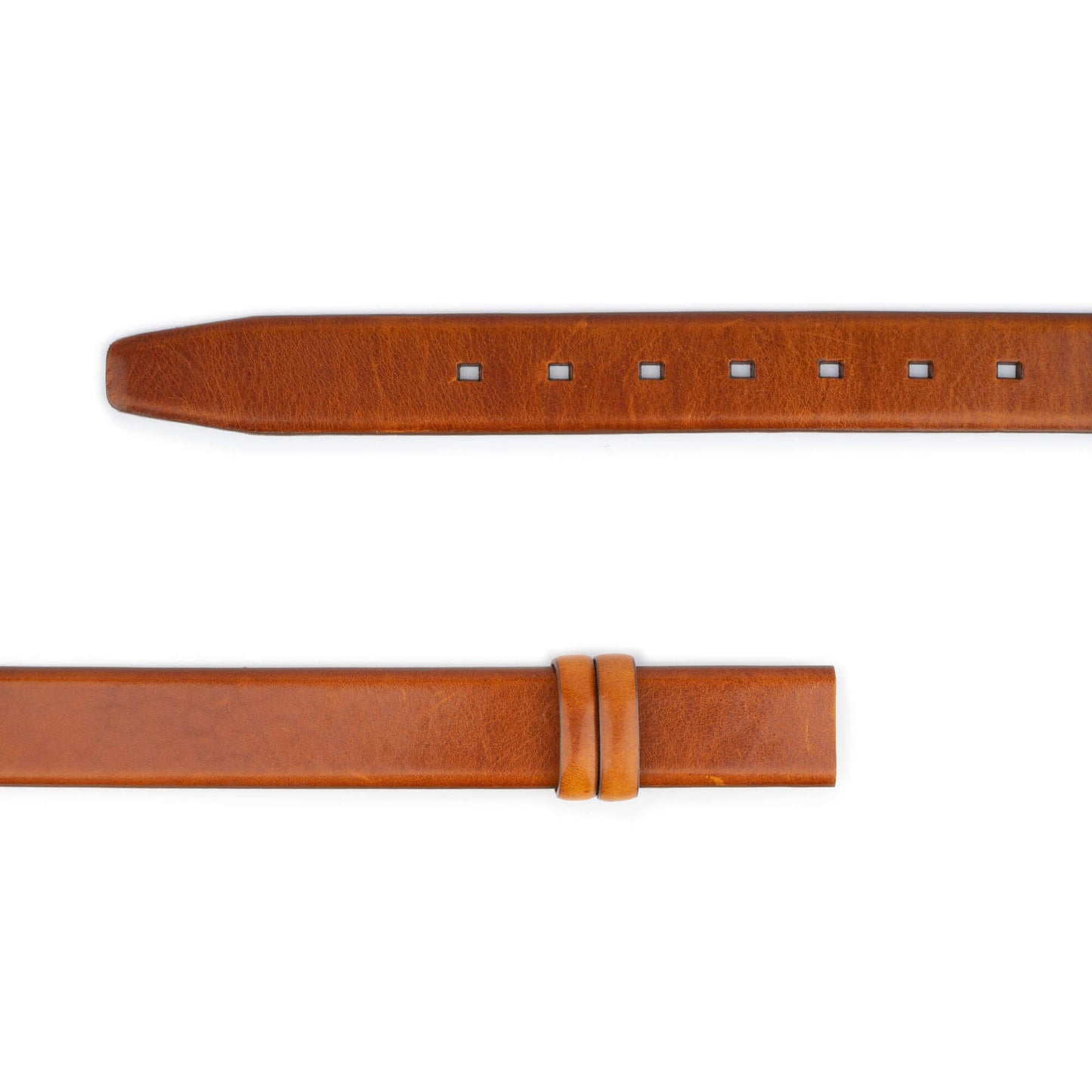 Mens Cognac Leather Belt Strap For Cartier Buckle Replacement