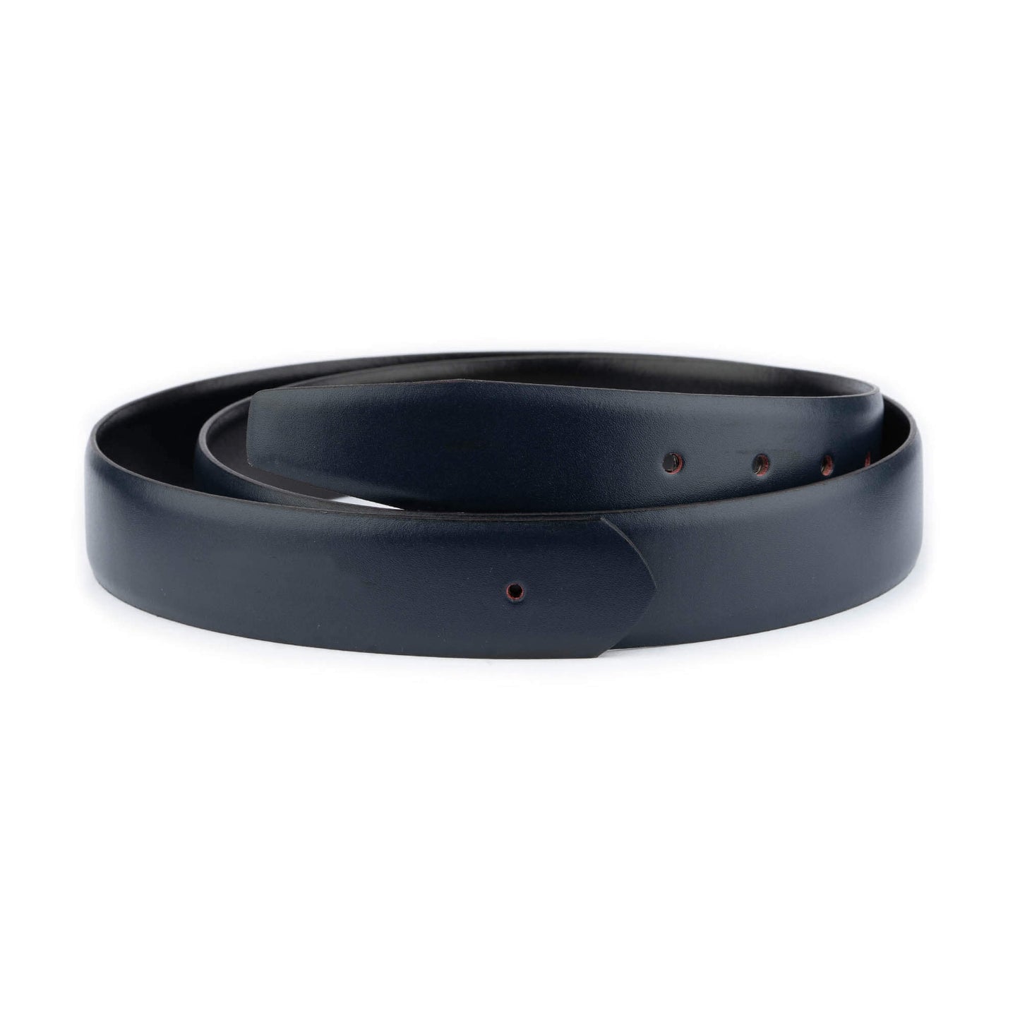 Mens Blue Black Reversible Leather Belt Strap For Dunhill Buckle Replacement