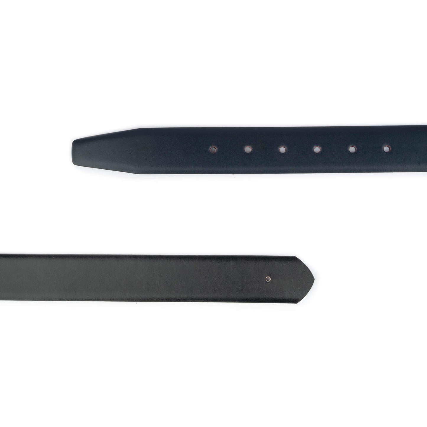 Mens Blue Black Reversible Leather Belt Strap For Montblanc Buckle Replacement