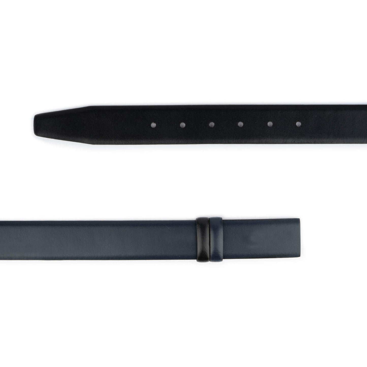 Mens Blue Black Reversible Leather Belt Strap For Montblanc Mens Buckle Replacement