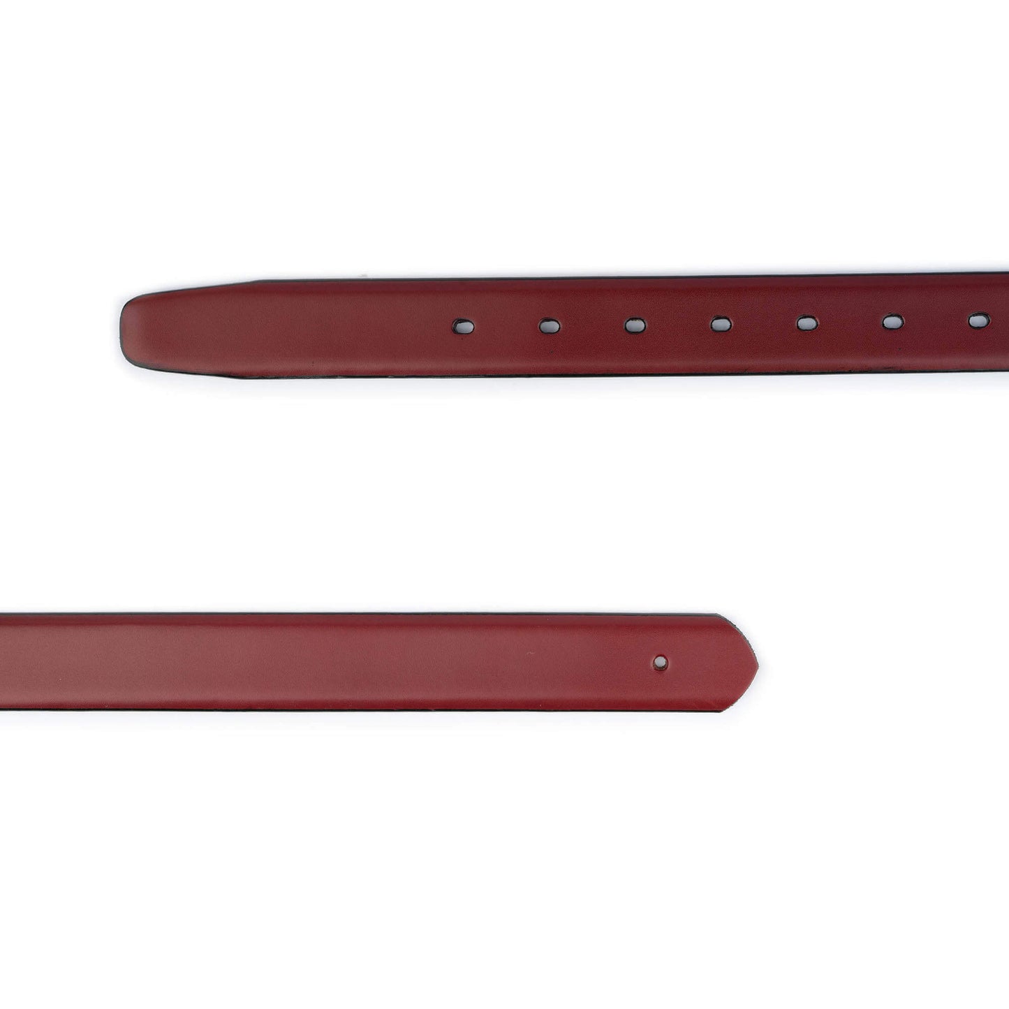 Burgundy Leather Mens Belt Strap For Ferragamo Buckle Replacement