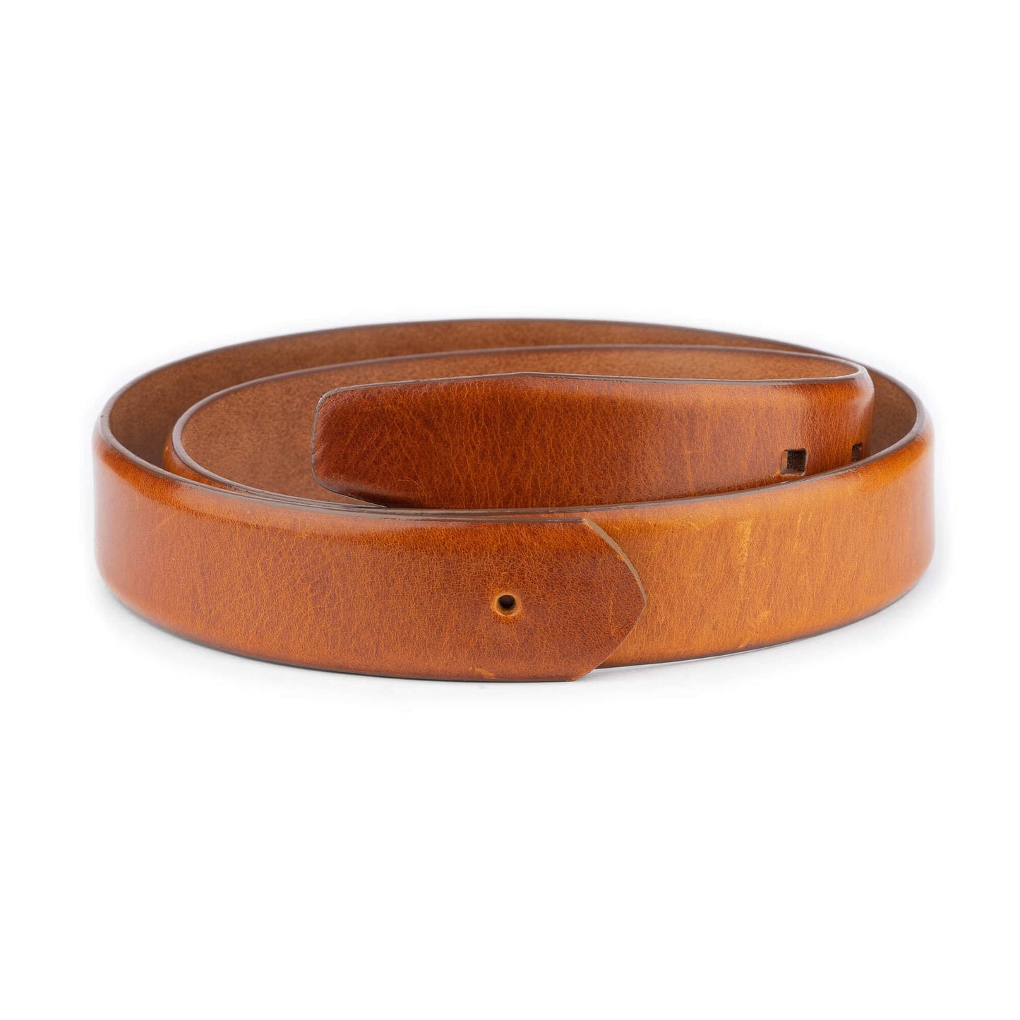Mens Cognac Leather Brown Belt Strap For Montblanc Buckle Replacement