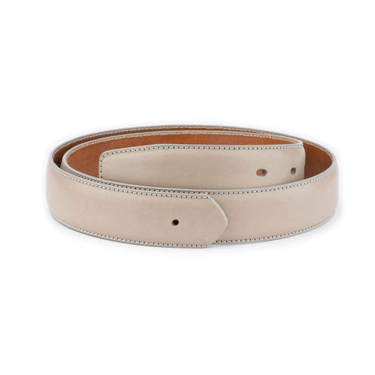 Mens Grey Belt Strap Leather For Ferragamo Buckle Replacement