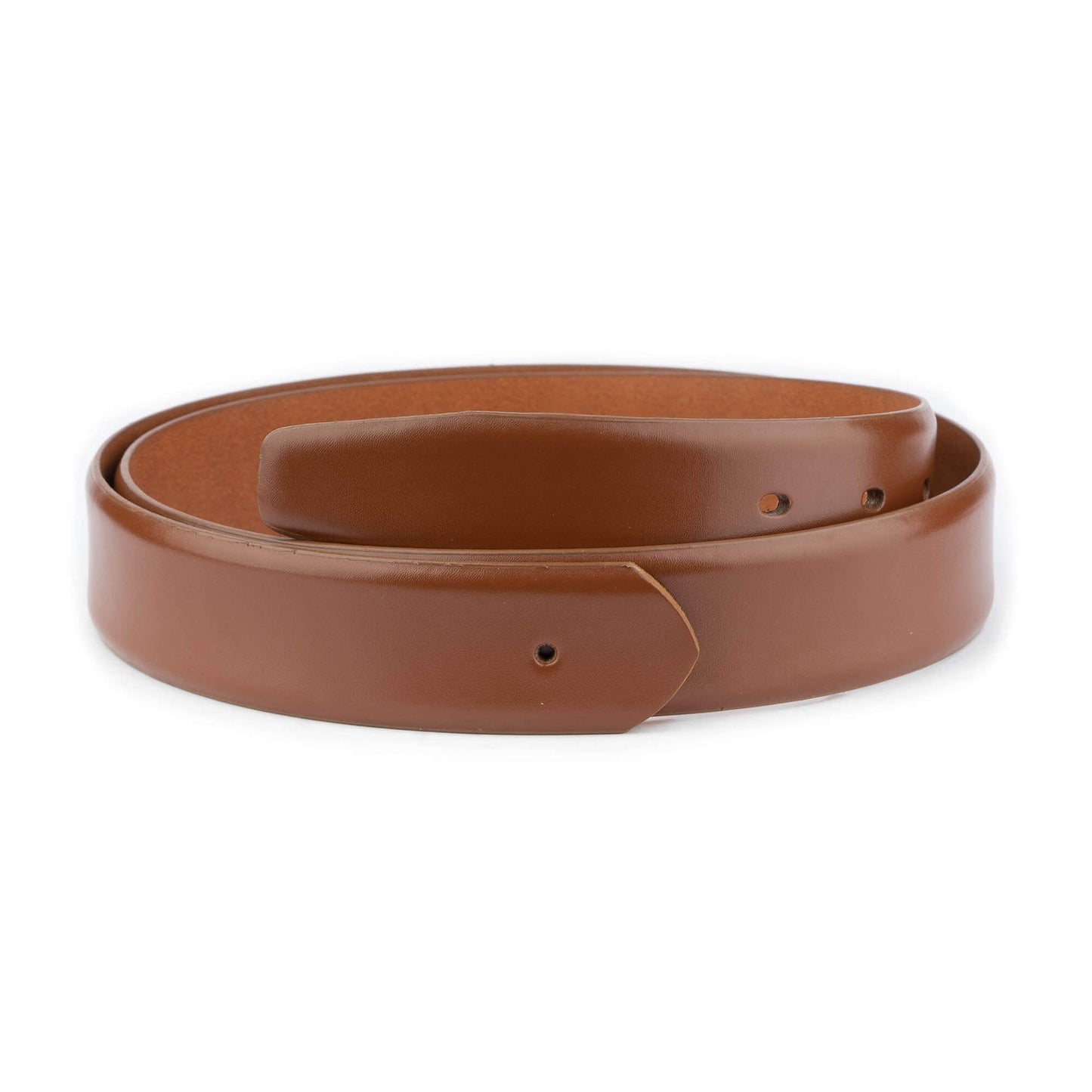 Mens Light Brown Belt Strap Leather For Ferragamo Buckle Replacement