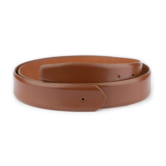 Mens Light Brown Belt Strap Leather For Dunhill Buckle Replacement