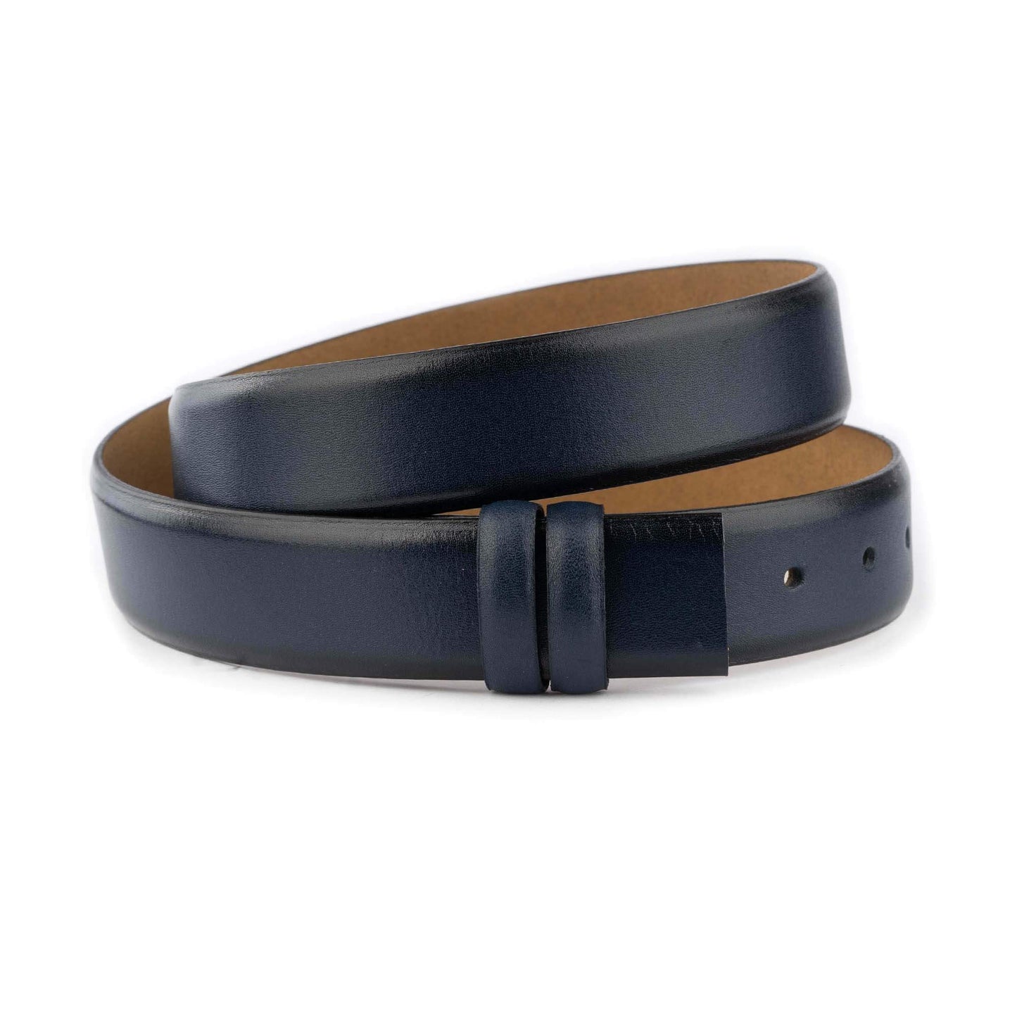 Navy Blue Belt Strap For Dunhill Buckles Replacement Genuine Leather