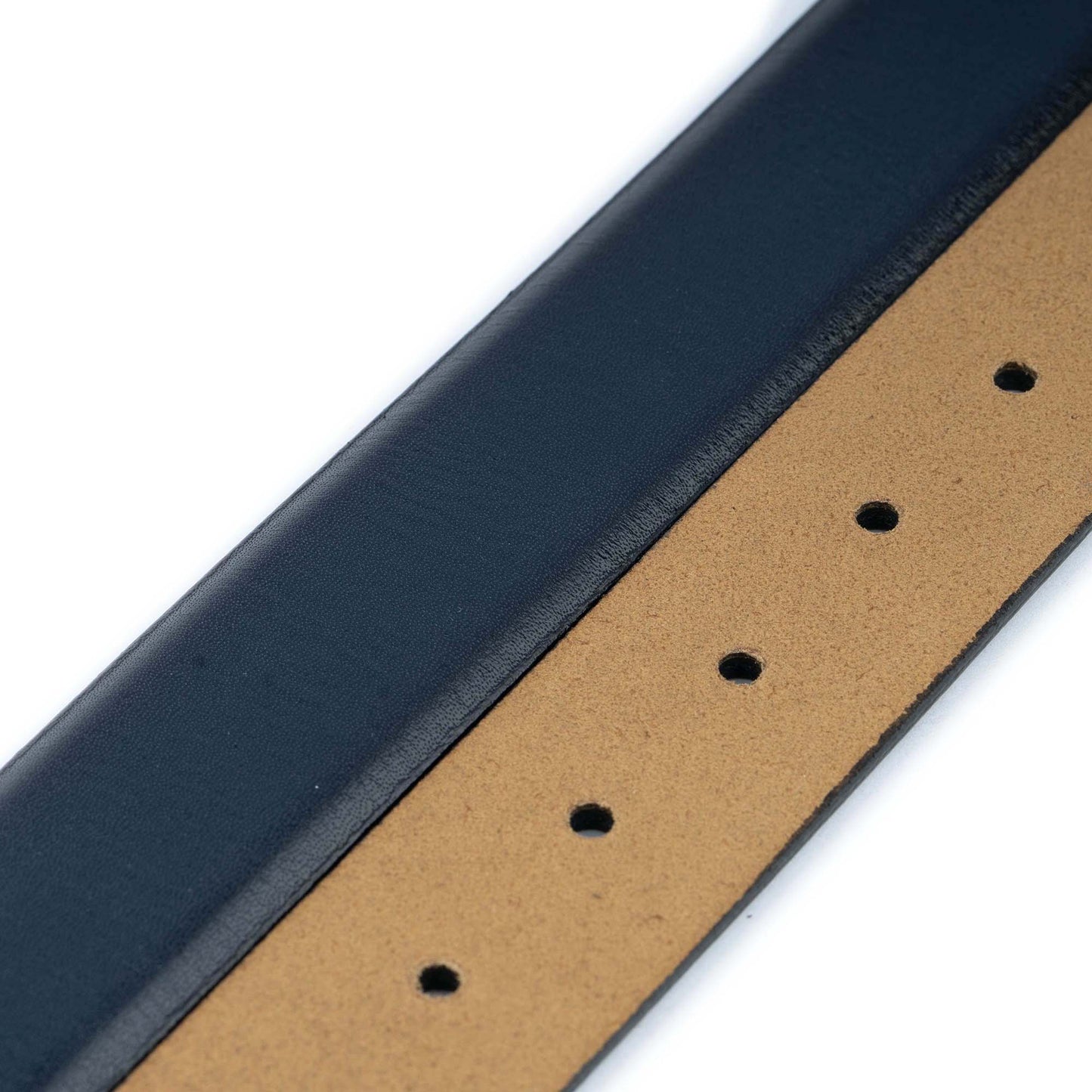 Navy Blue Belt Strap For Dunhill Buckles Replacement Genuine Leather