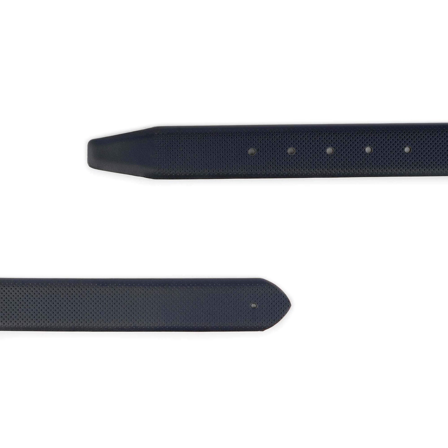 Navy Replacement Belt Strap For Dunhill Buckles Dotted Texture Leather