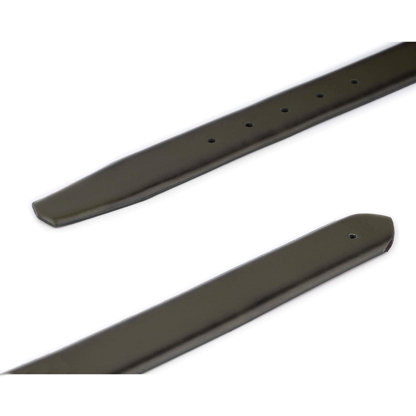Olive Green Mens Belt Strap For Dunhill Buckles Replacement Genuine Leather
