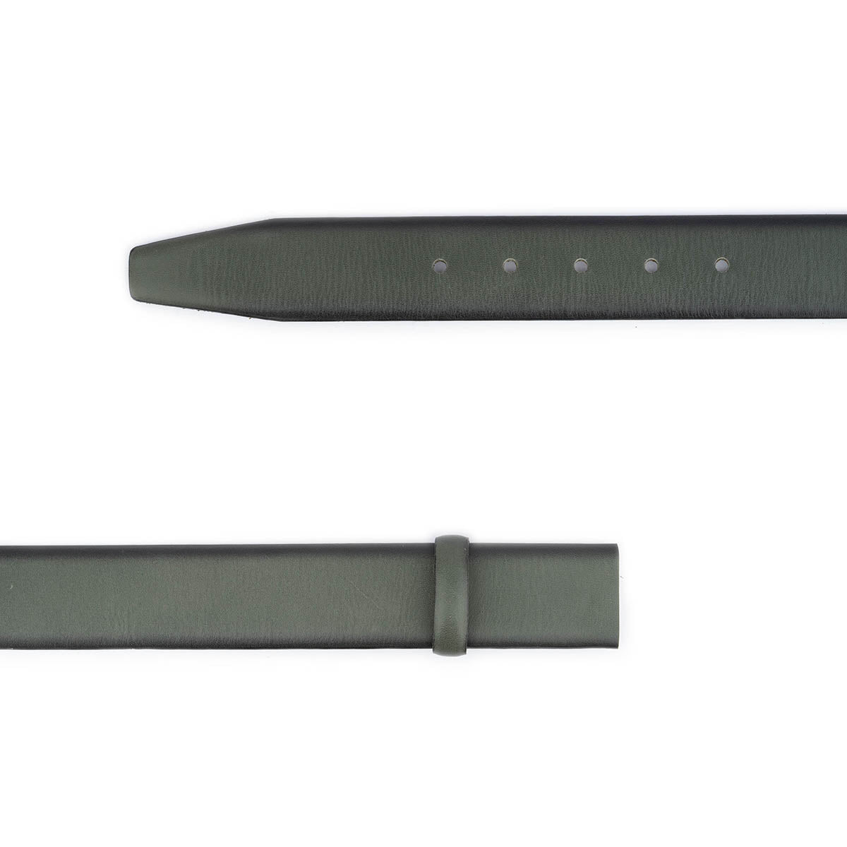 Olive Green Belt Leather Strap For Cartier Womens Buckle Replacement