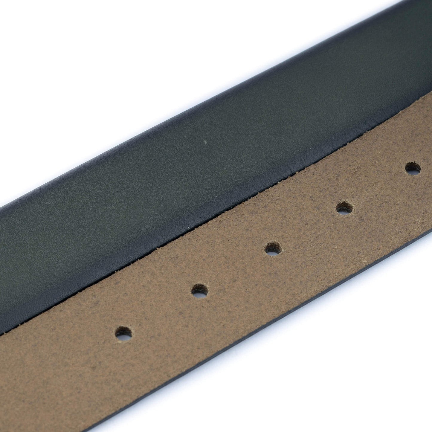 Olive Green Belt Leather Strap For Cartier Womens Buckle Replacement
