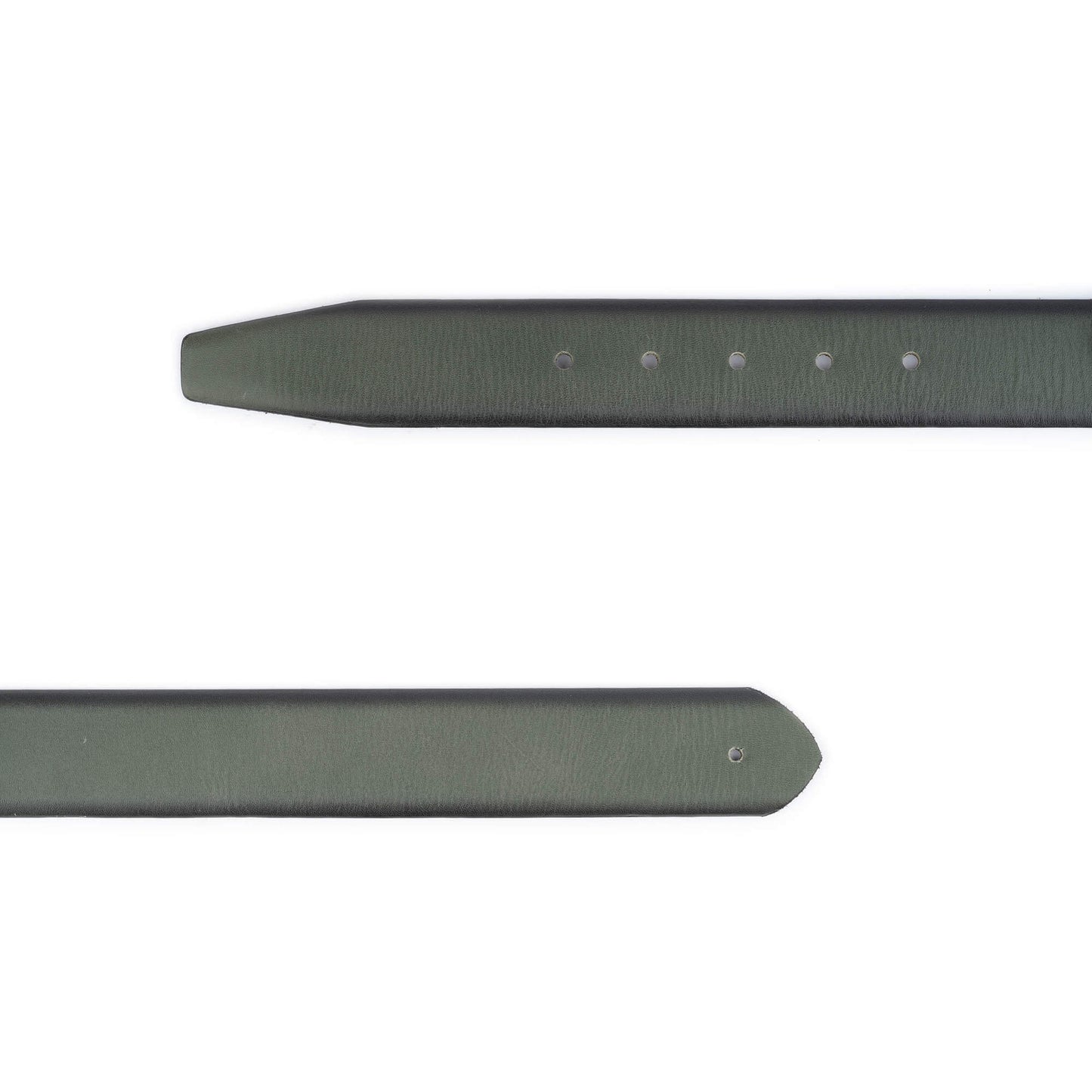 Olive Green Belt Strap Leather Womens for Dunhill Buckle Replacement