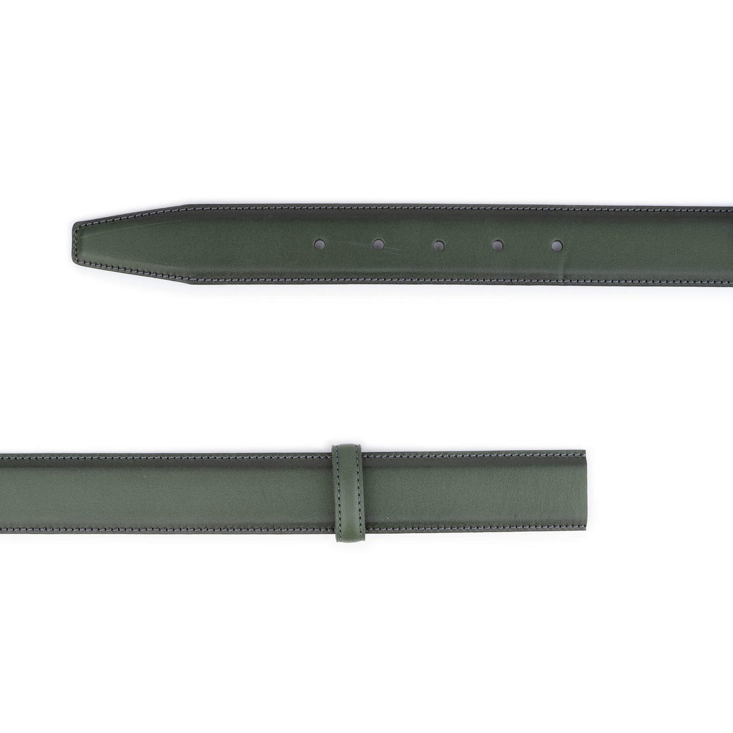 Olive Green Leather Strap For Montblanc Womens Belt Buckle Replacement