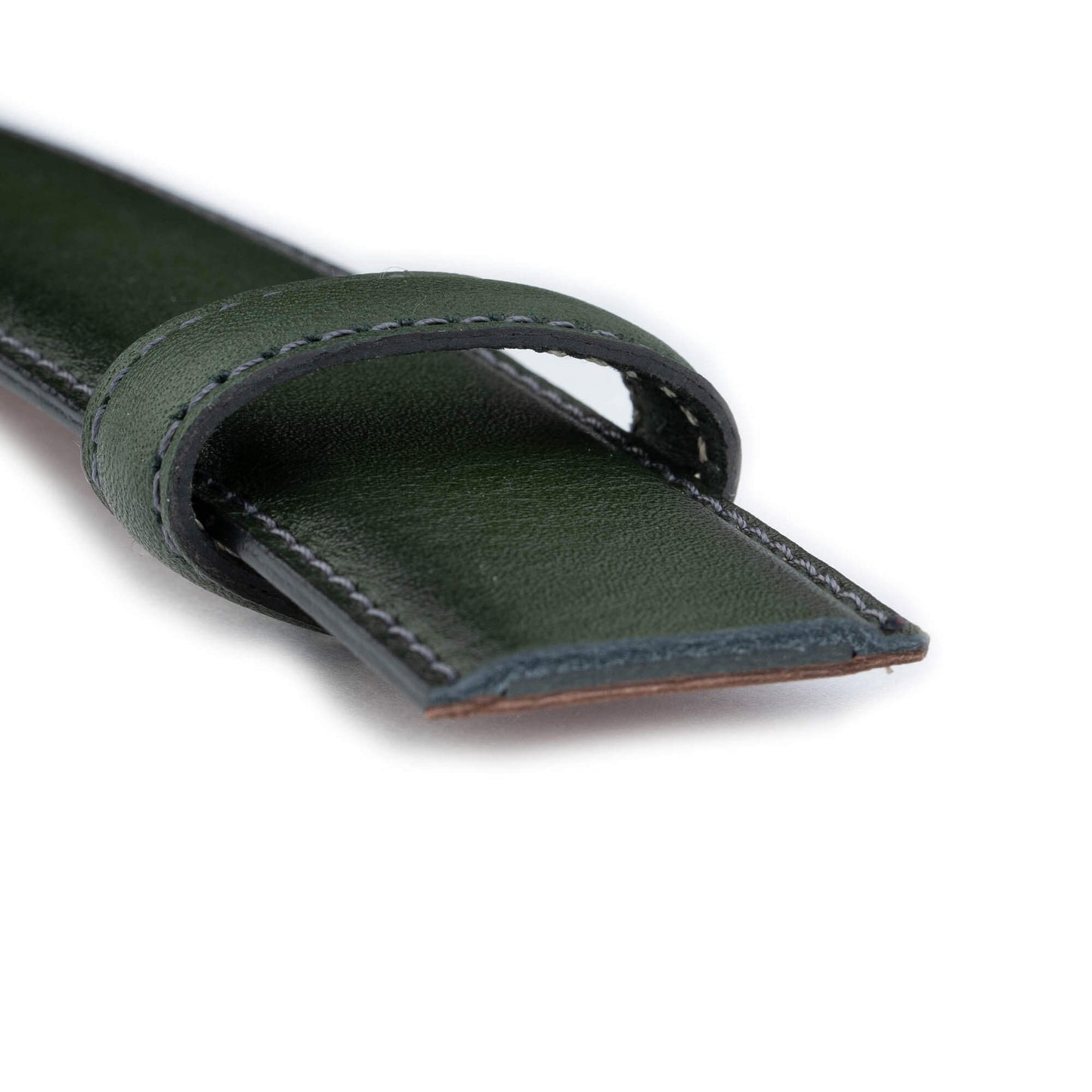 Olive Green Leather Strap For Dunhill Womens Belt Buckle Replacement