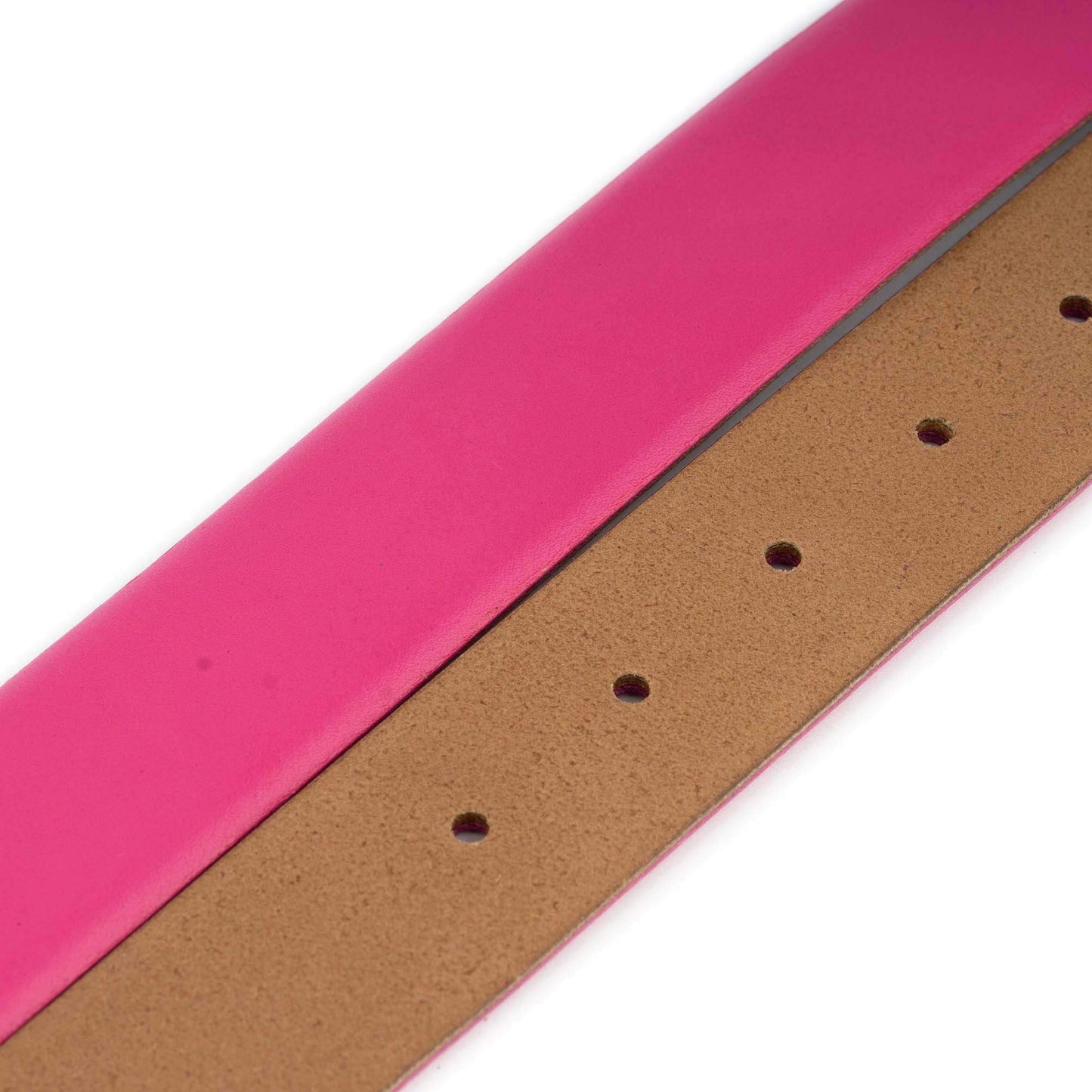Pink Belt Strap For Clasp Buckle Replacement Leather For Dunhill Buckles