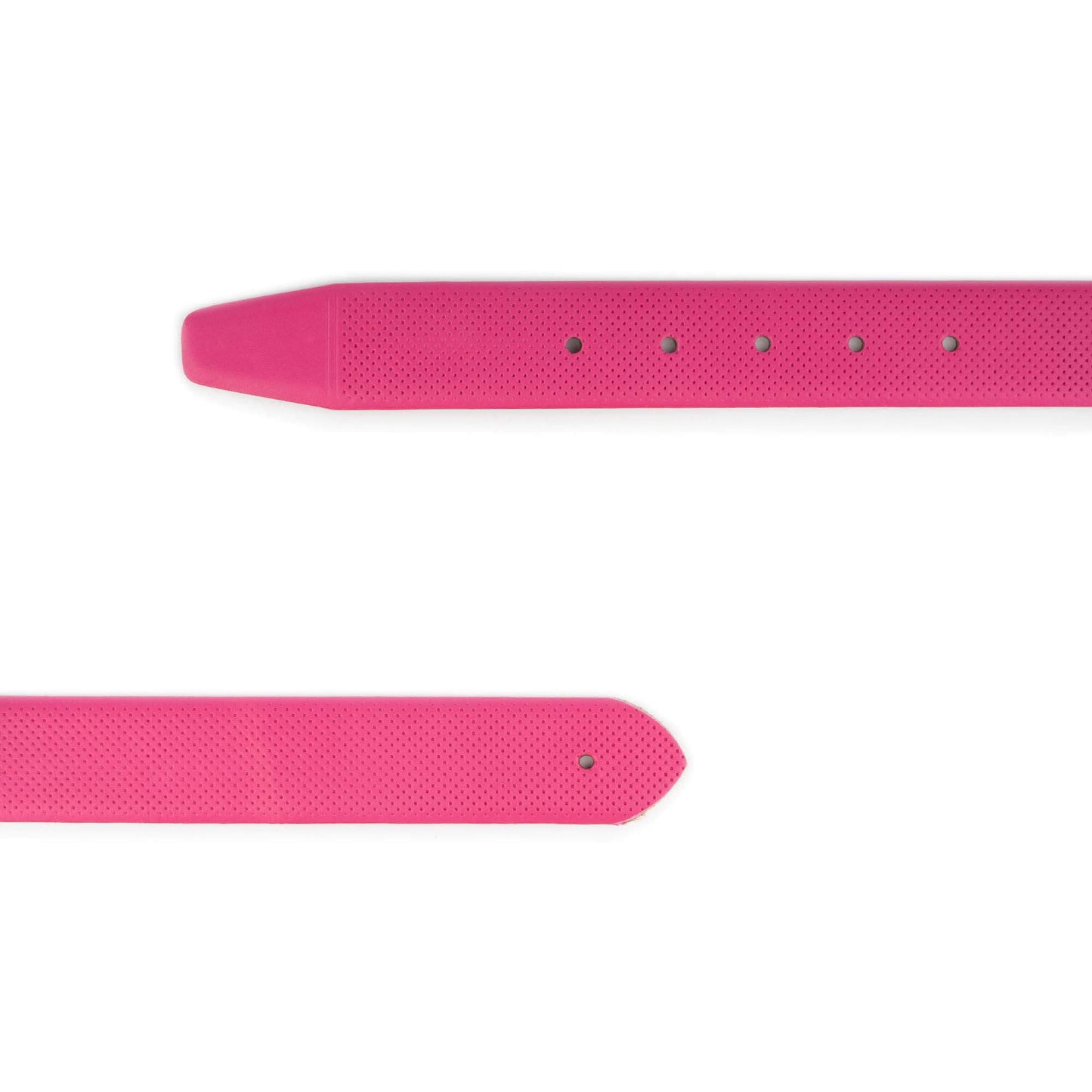 Pink Golf Belt Strap For Designer Dunhill Buckles Perforated Leather
