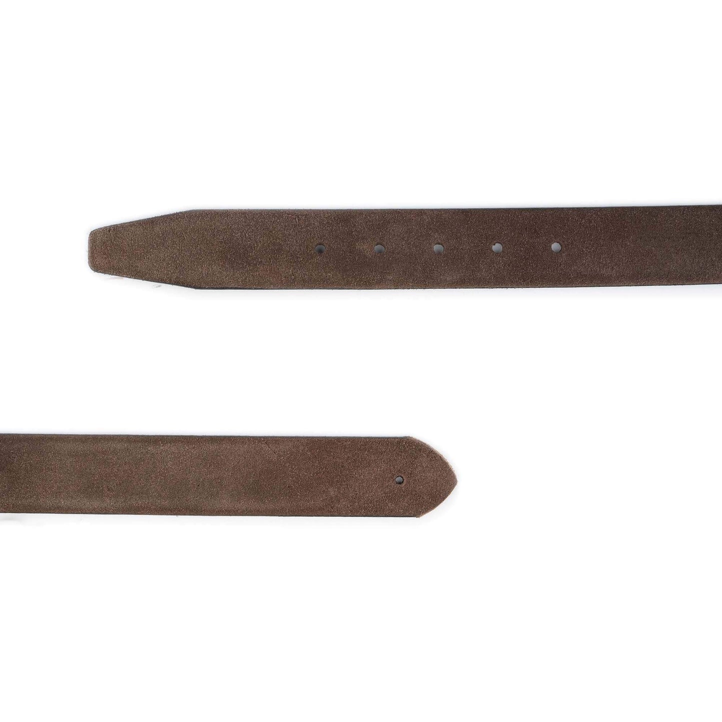 Quality Belt Straps For Cartier Buckles Medium Brown Suede Leather