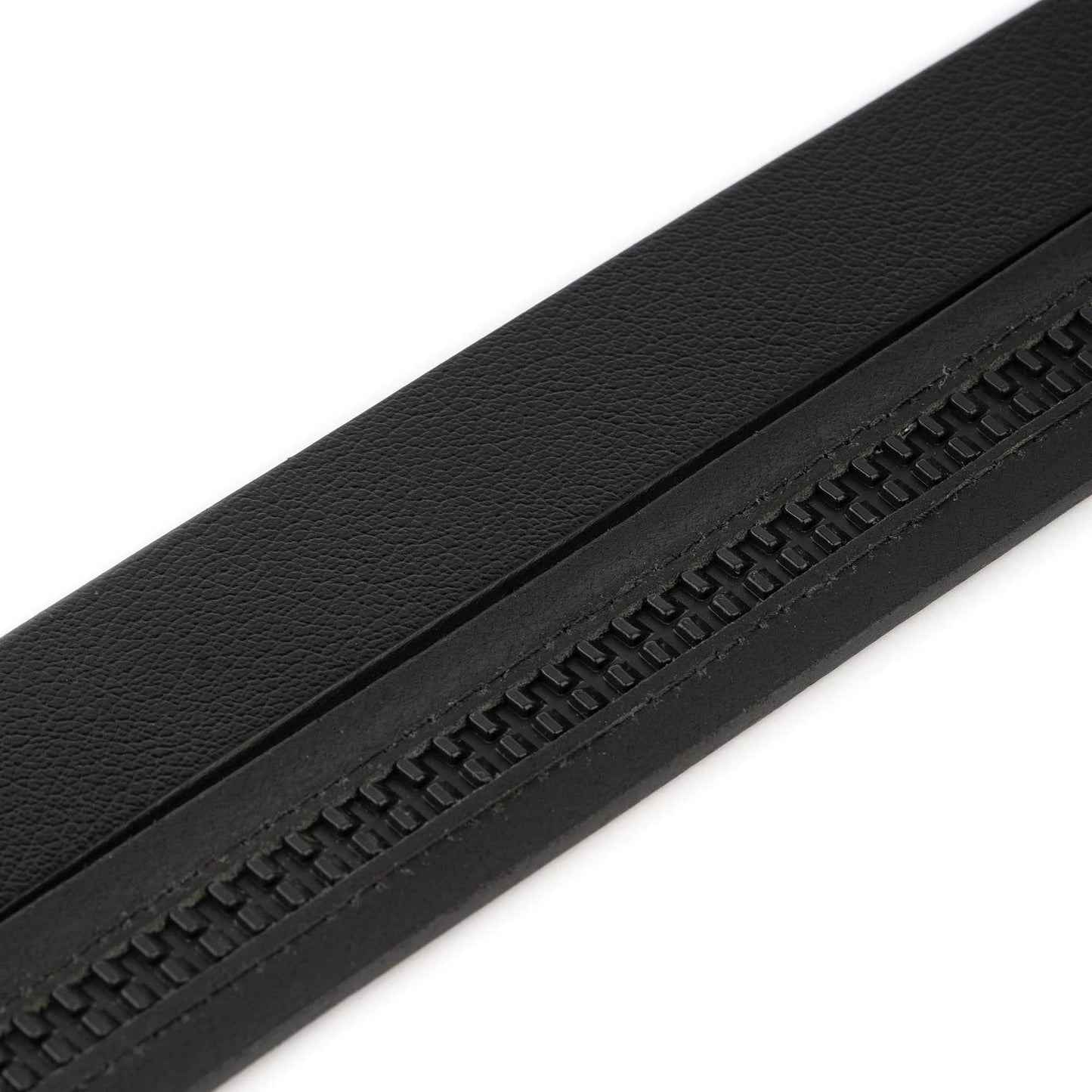 Ratchet Belt Strap For Ferragamo Buckles Replacement Black Buffalo Leather