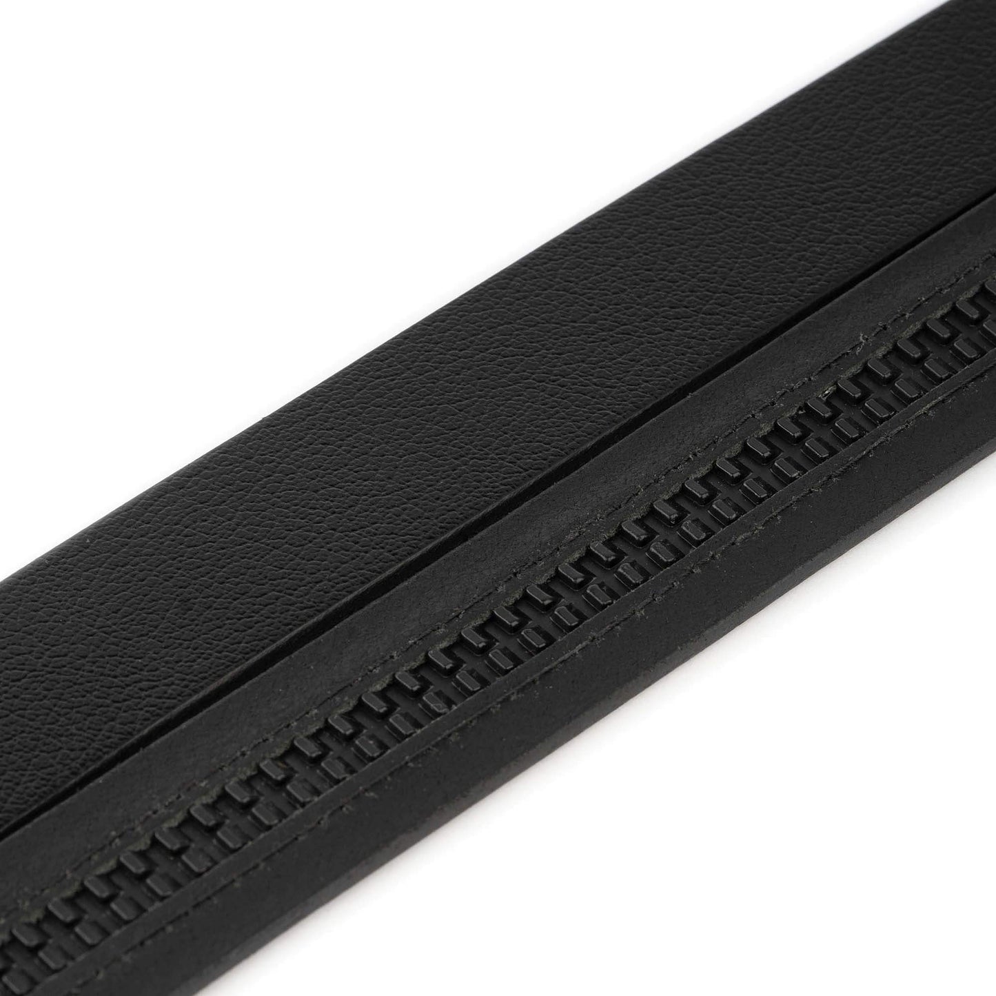 Ratchet Belt Strap For Dunhill Buckles Replacement Black Buffalo Leather