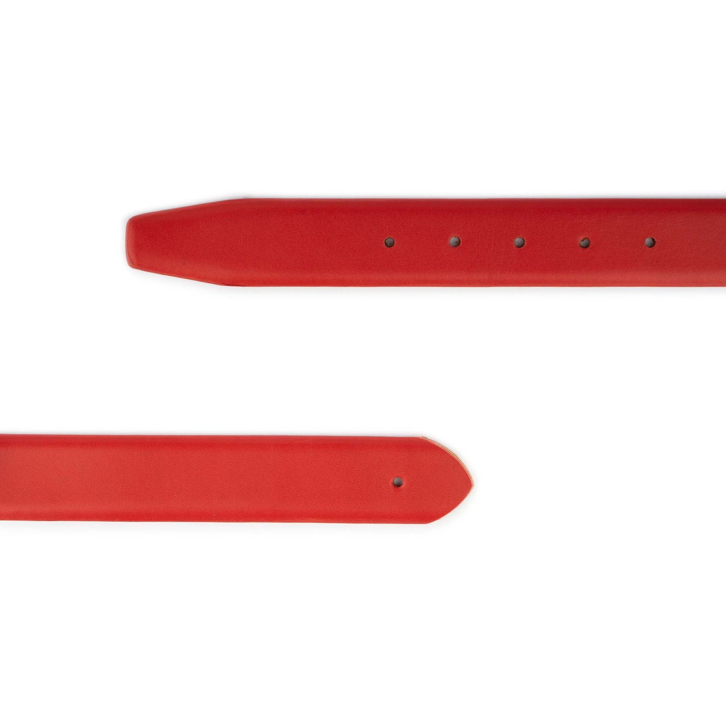 Red Belt Leather Strap For Dunhill Buckles Replacement