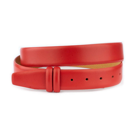 Red Belt Strap For Designer Dunhill Buckles Top Quality