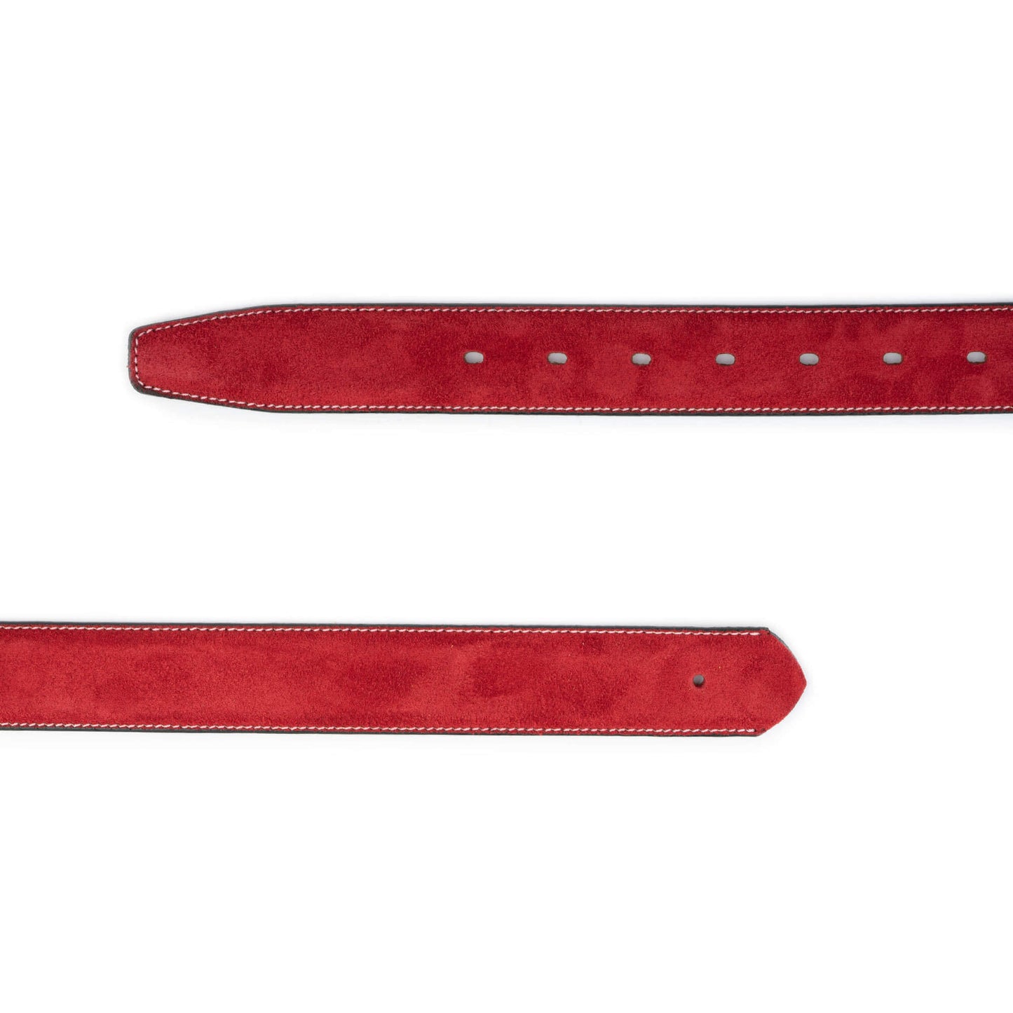 Red Suede Leather Belt Strap Womens for Ferragamo Buckle Replacement