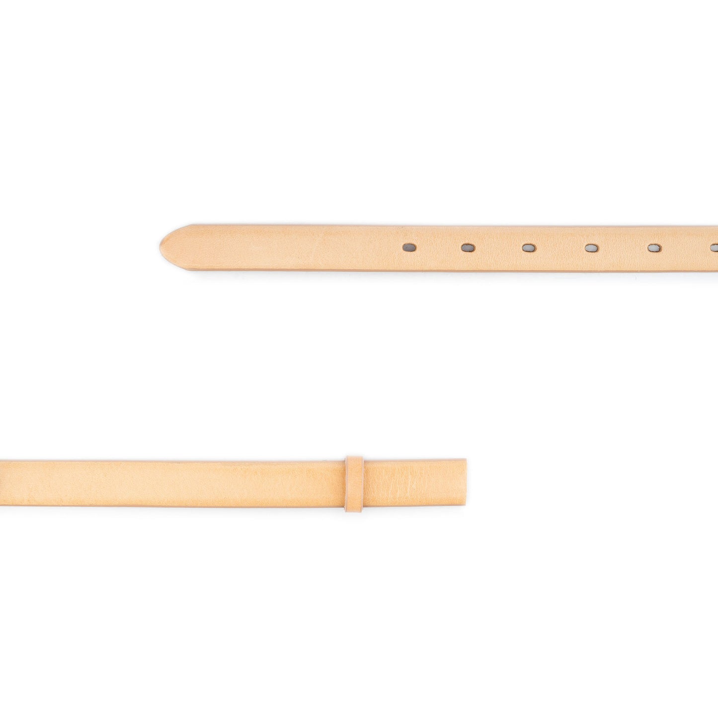 Replacement Belt Strap For Ferragamo Buckles Natural Color Leather 2.0 Cm