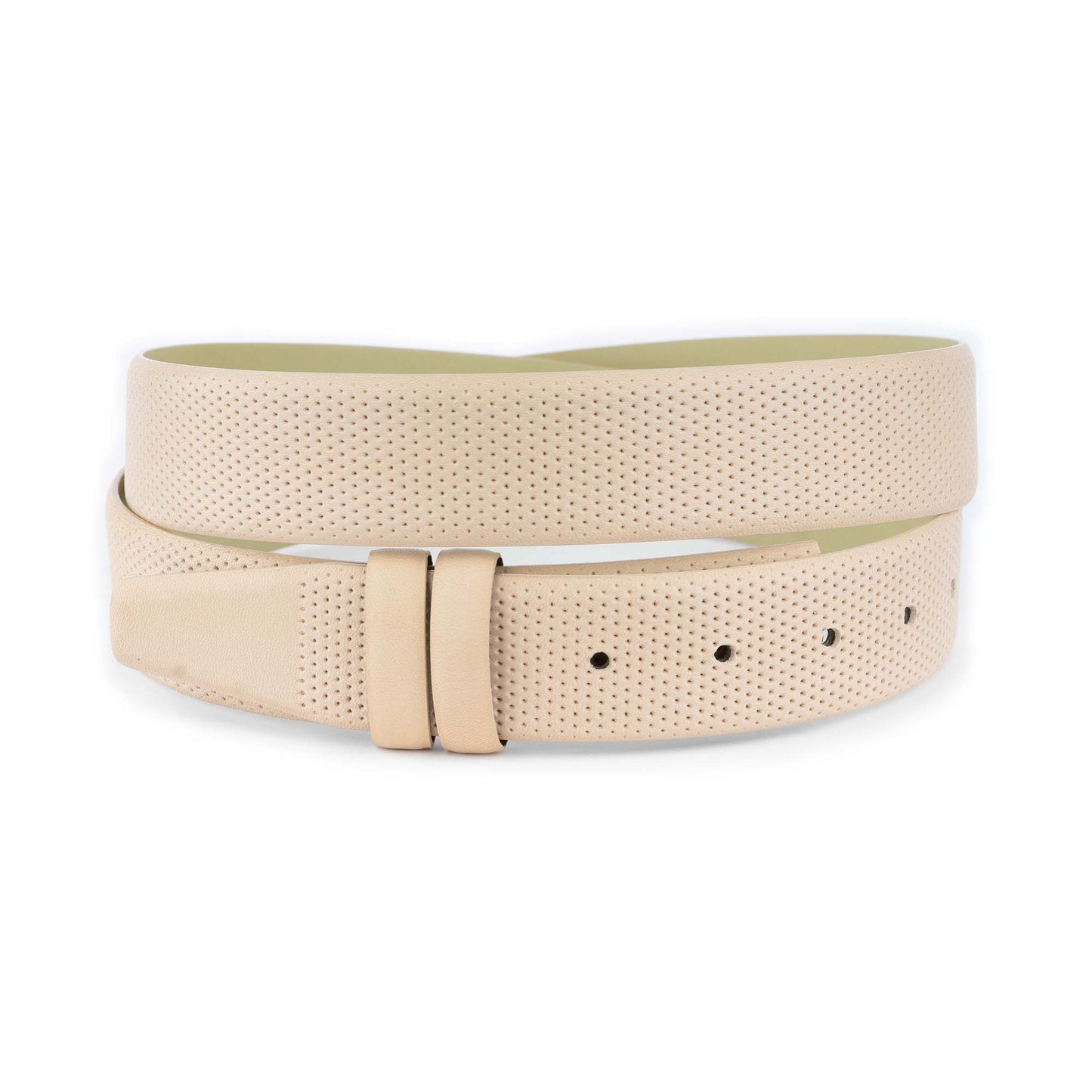 Sand Color Replacement Belt Strap For Dunhill Buckles Dot Leather