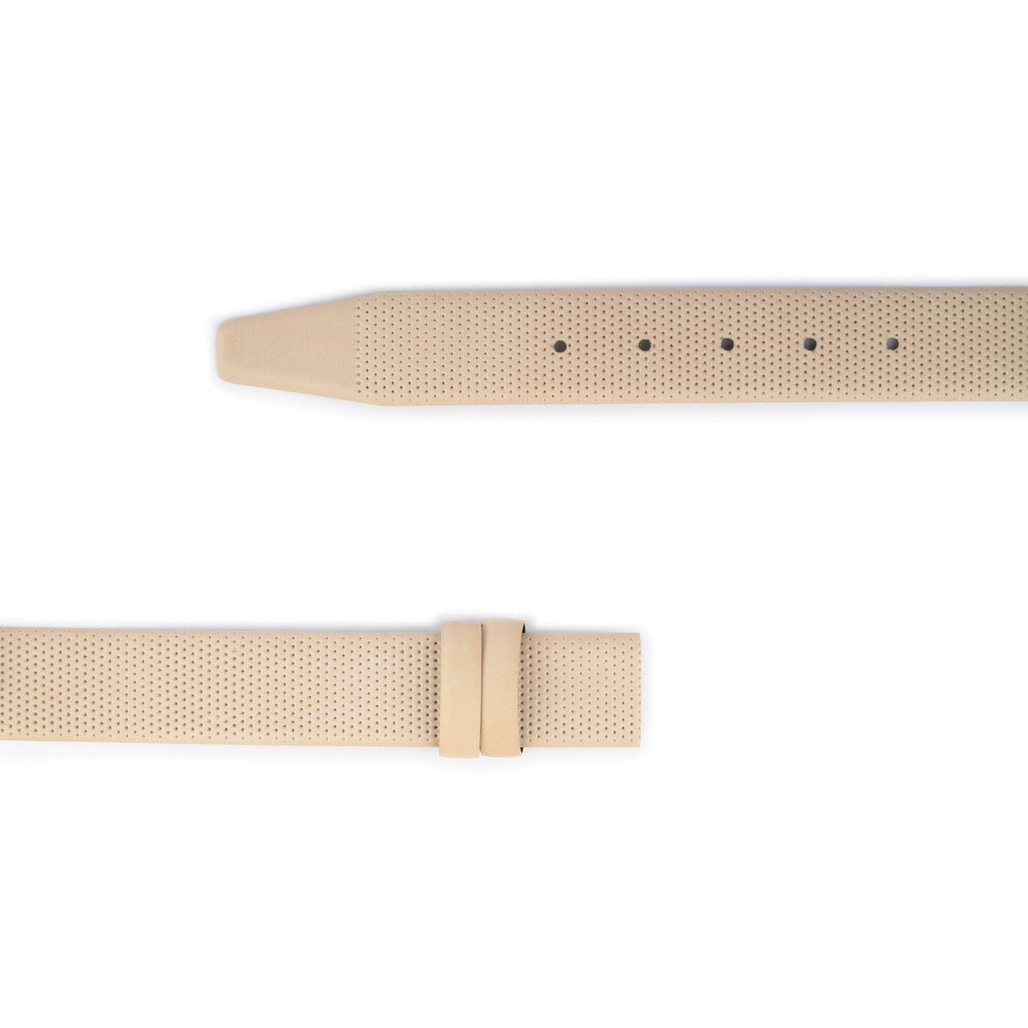 Sand Color Replacement Belt Strap For Dunhill Buckles Dot Leather