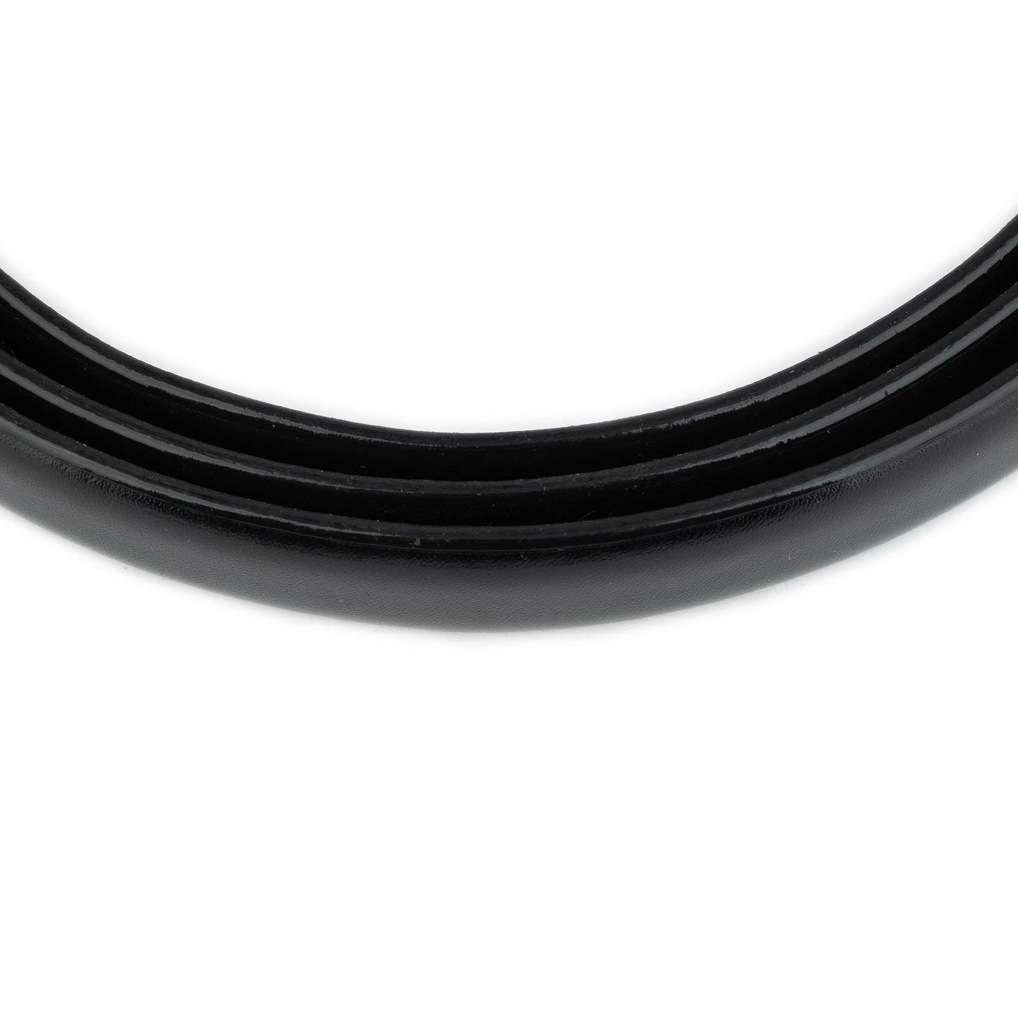 Black Skinny Leather Belt Strap For Montblanc Womens Buckle Replacement