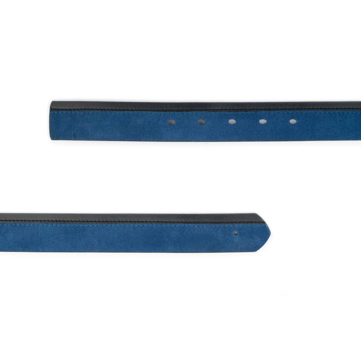 Mens Stylish Blue Suede Leather Belt Strap For Montblanc Buckle Replacement