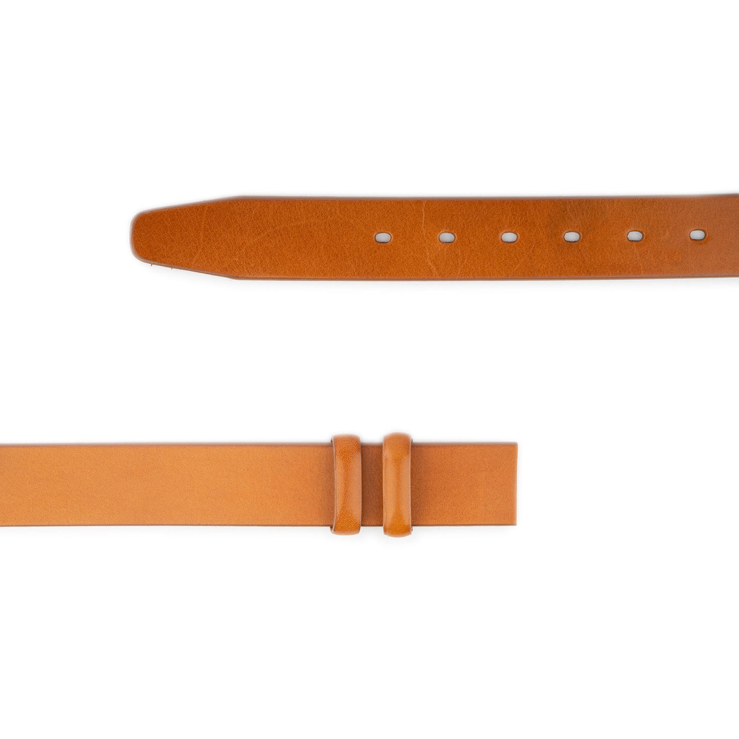 Tan Belt Straps Leather Thick 1 1/2 Inch For Dunhill Buckles