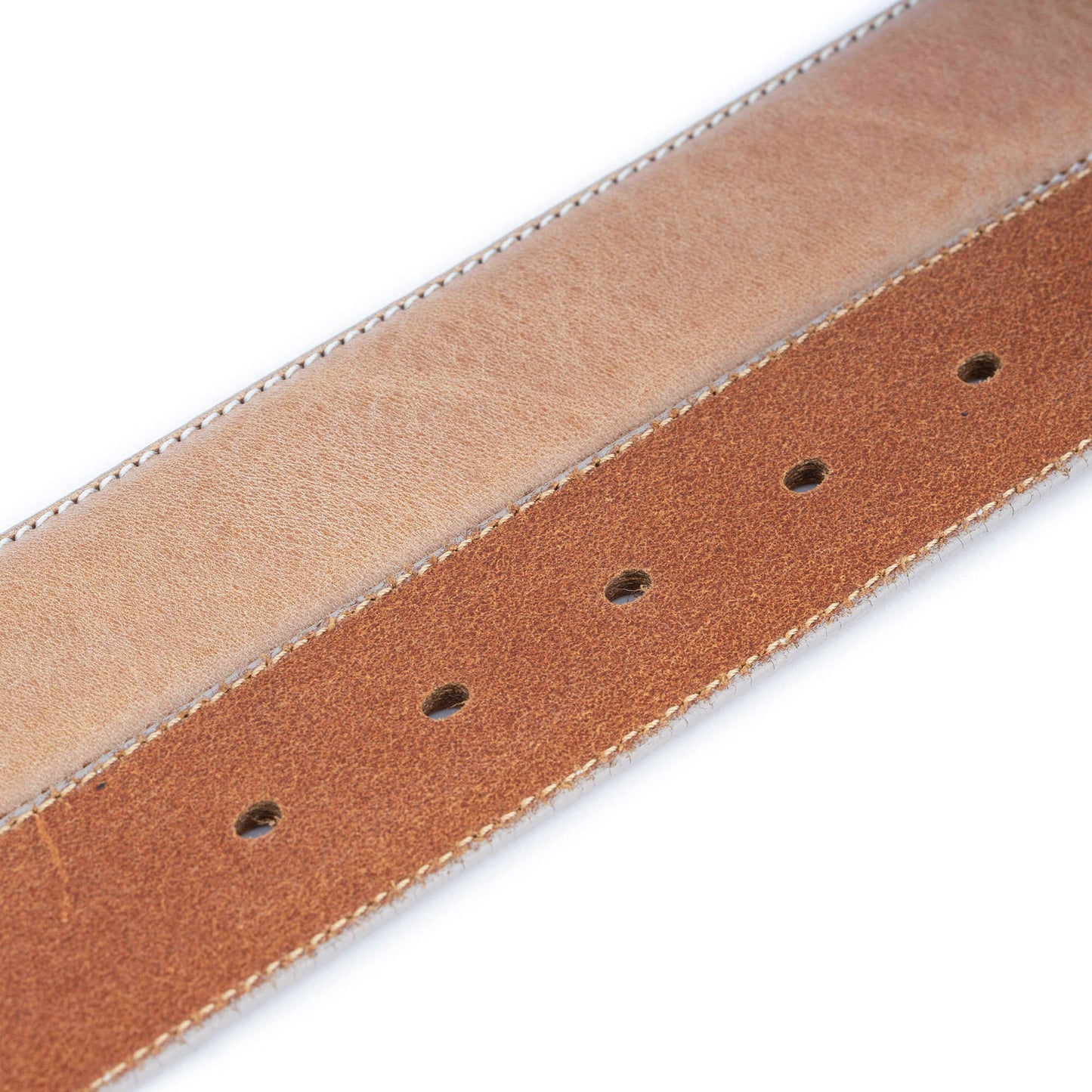 Tan Brown Quality Leather Belt Strap For Cartier Mens Buckle Replacement