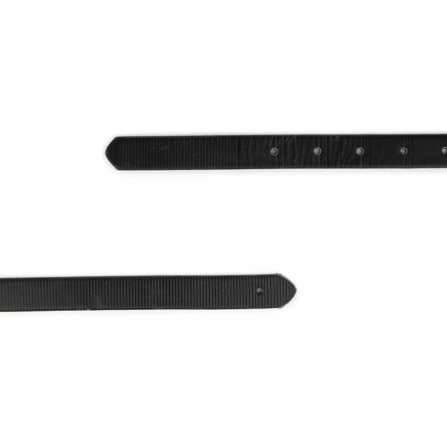 Thin Leather Strap For Belt For Ferragamo Buckles With Vertical Lines 2.0 Cm